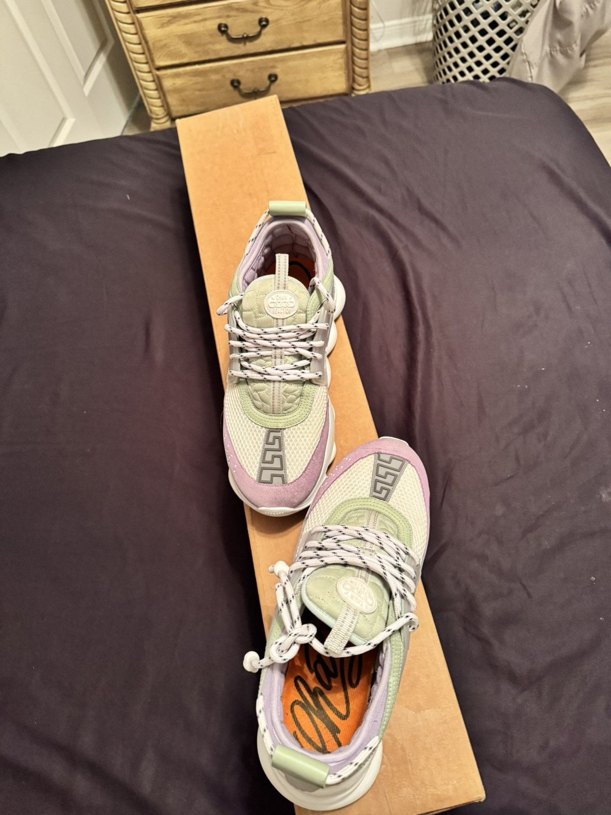 Versace Versace Chain Reaction Sneakers Size US 10.5 / EU 43-44 - 5 Thumbnail