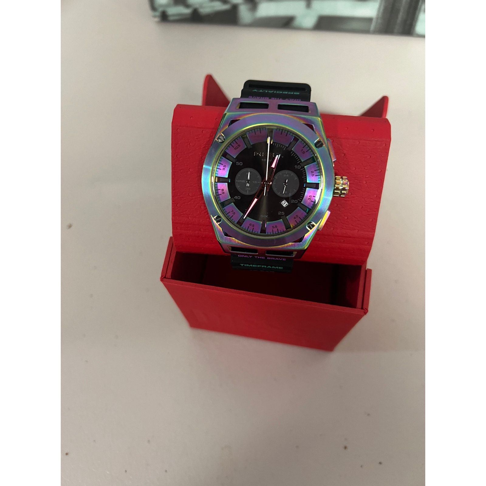 Diesel Diesel DZ4547 Timeframe Chronograph Iridescent Watch Size ONE SIZE - 2 Thumbnail