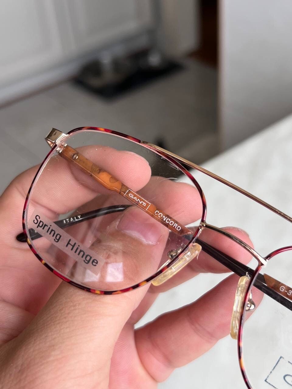 Gant Gant Vintage Metal Eyeglasses Brown Frame Logo Retro 80s/90s Size ONE SIZE - 9 Thumbnail