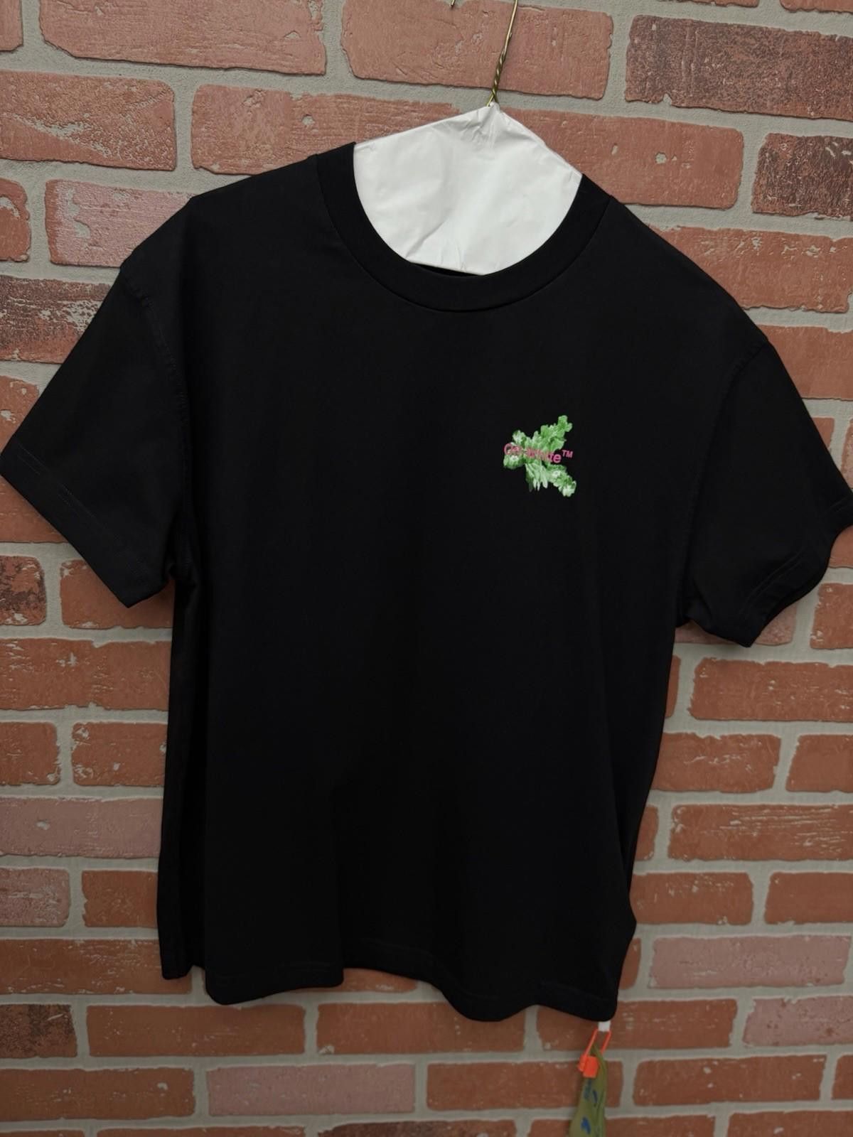 Off-White Off-White 'Colorful Back Logo' Black/Pink T-Shirt (USED) XS Size US XS / EU 42 / 0 - 7 Thumbnail