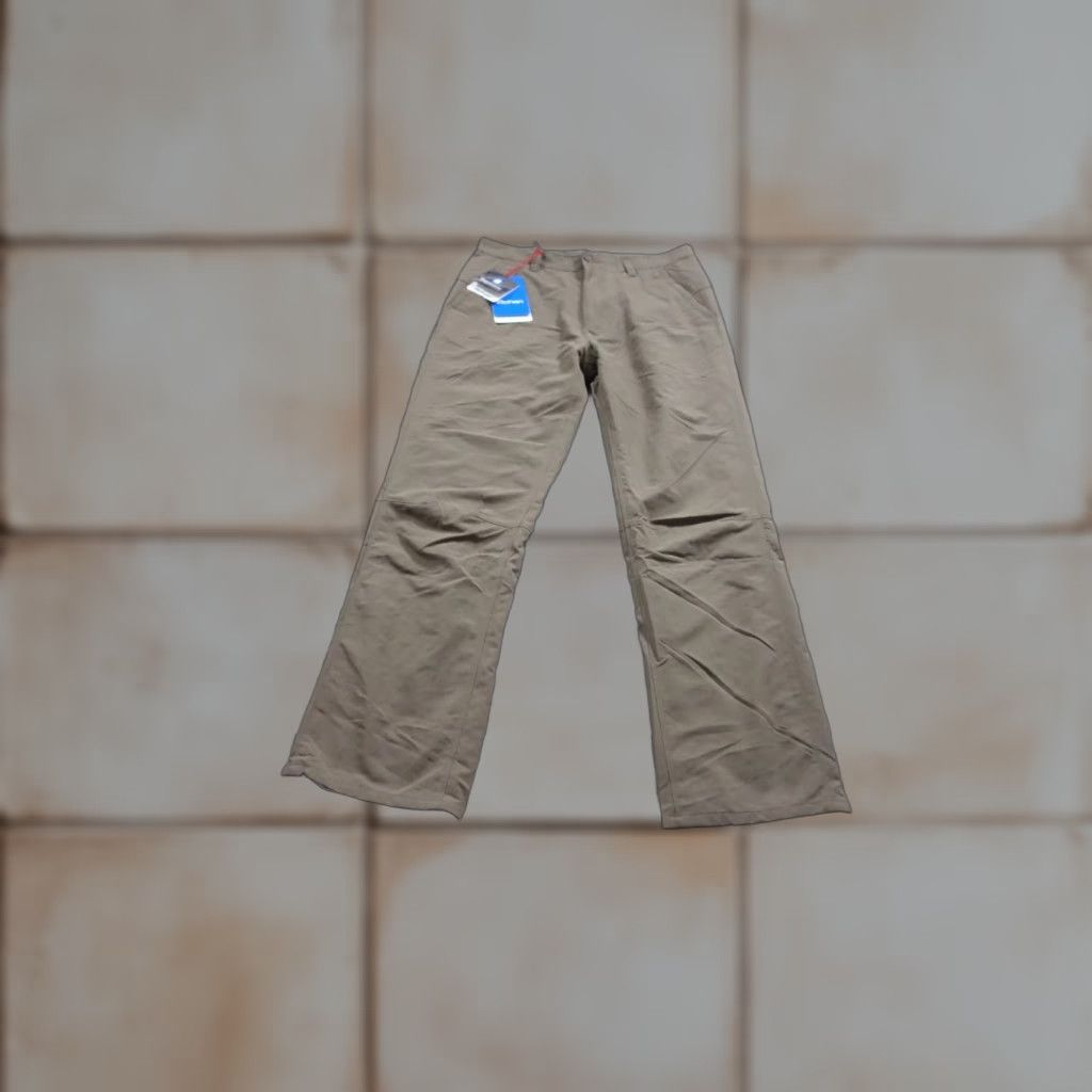 ROHAN Men's 32 Beige Waterproof Hiking Pants Cargo Pocket Chino Regular Fit