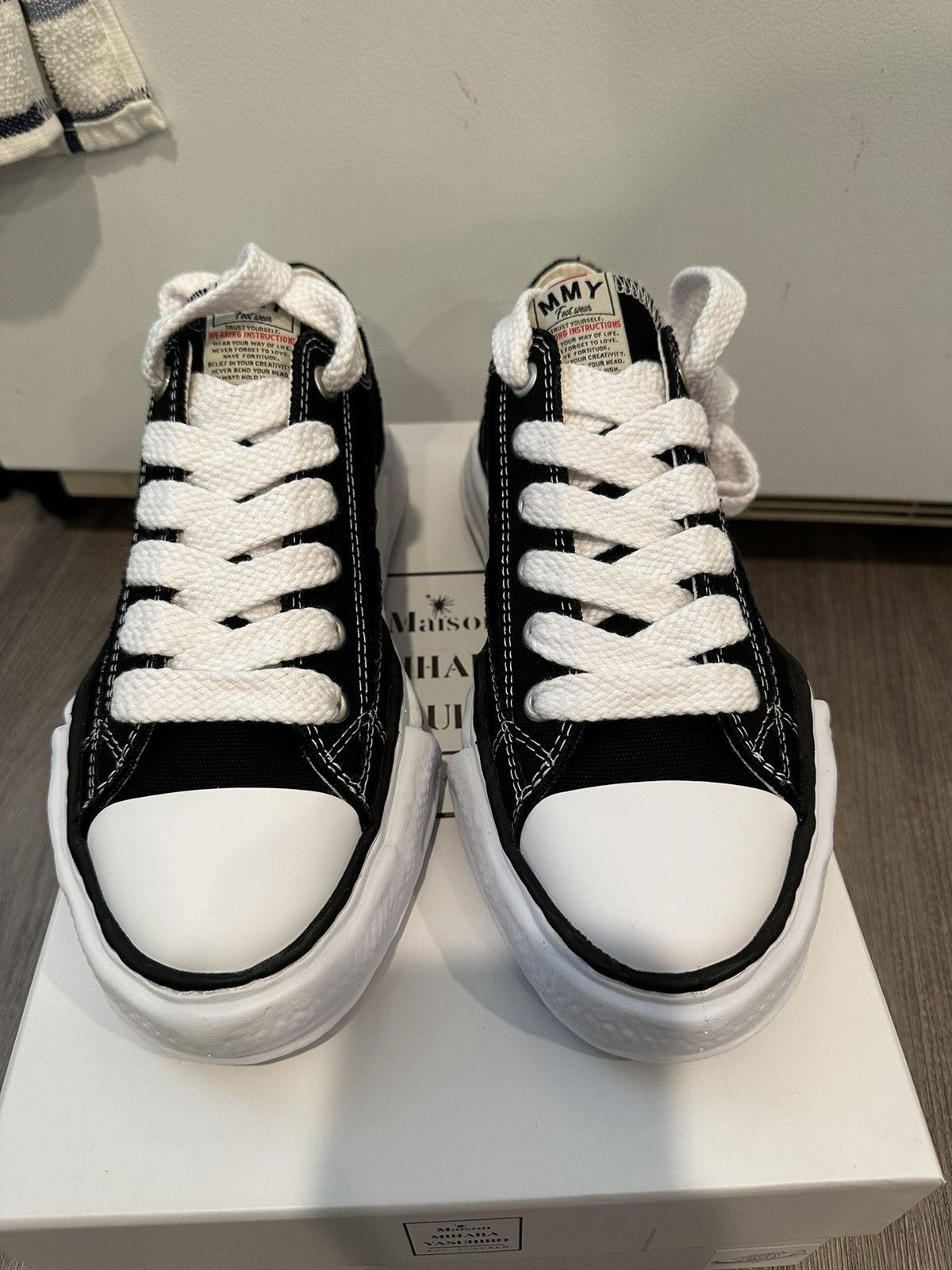 Maison MIHARA YASUHIRO Mihara Yasuhiro Peterson Low Black Size 41 