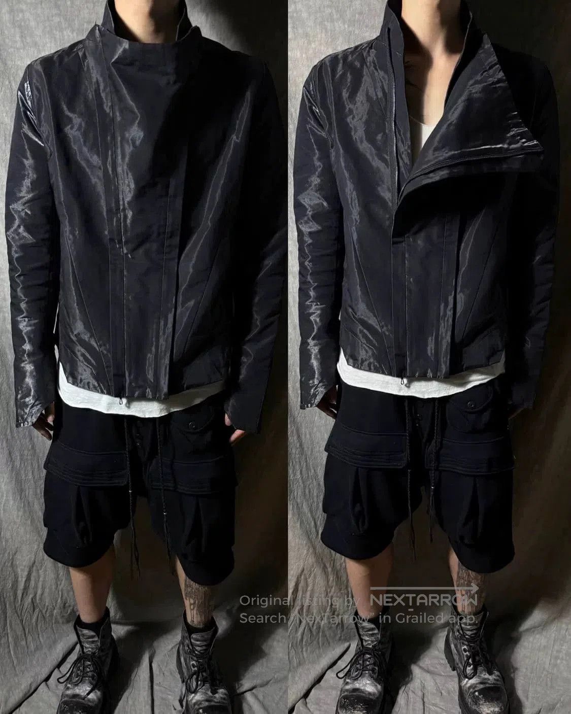 Julius Julius Theseus Metallic Nylon Jacket. Size US M / EU 48-50 / 2 - 3 Thumbnail