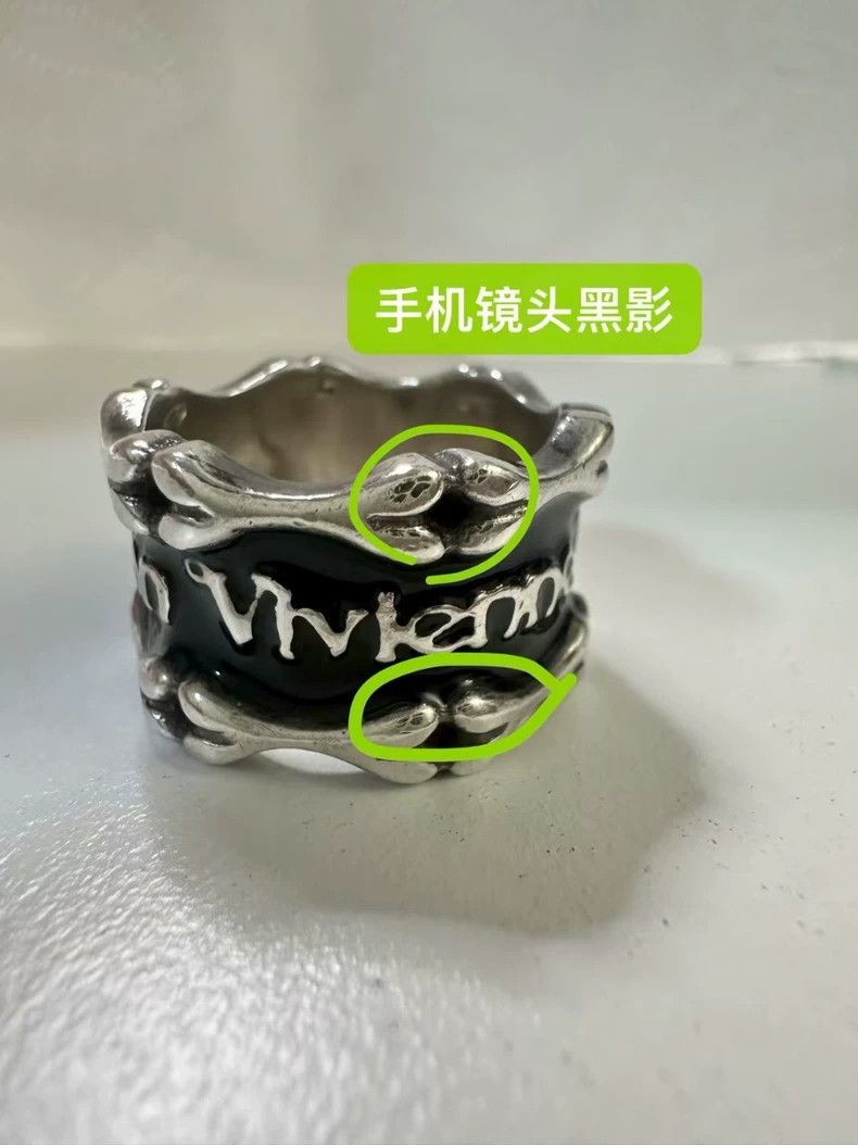 Vivienne Westwood Vivienne Westwood size M Bone Enamel Ring Size ONE SIZE - 2 Thumbnail