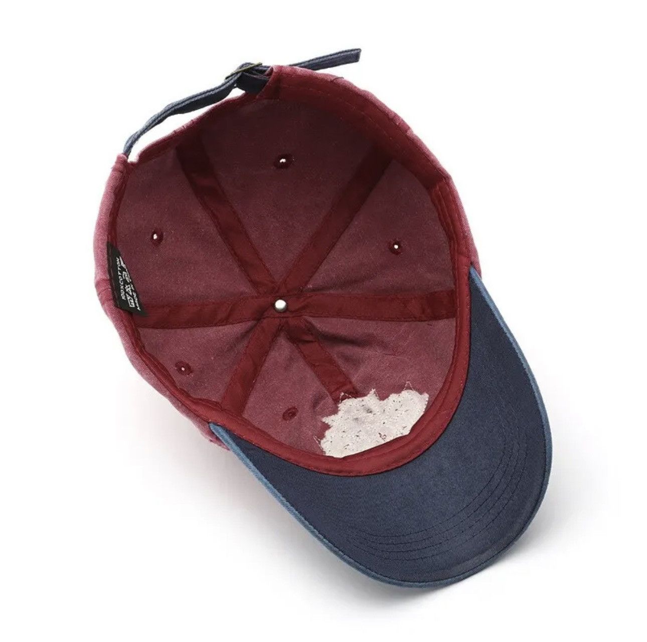 Designer New Distressed Cotton Washed Baseball Cap Outdoor SunHat Size ONE SIZE - 2 Thumbnail