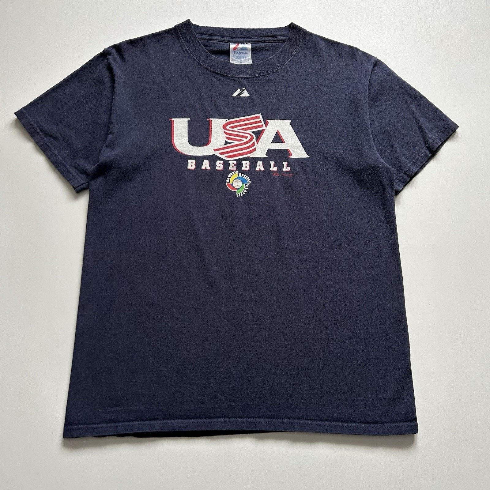 Majestic USA 2006 WBC World Baseball Classic Majestic T-Shirt Medium Size US XL / EU 56 / 4 - 1 Thumbnail