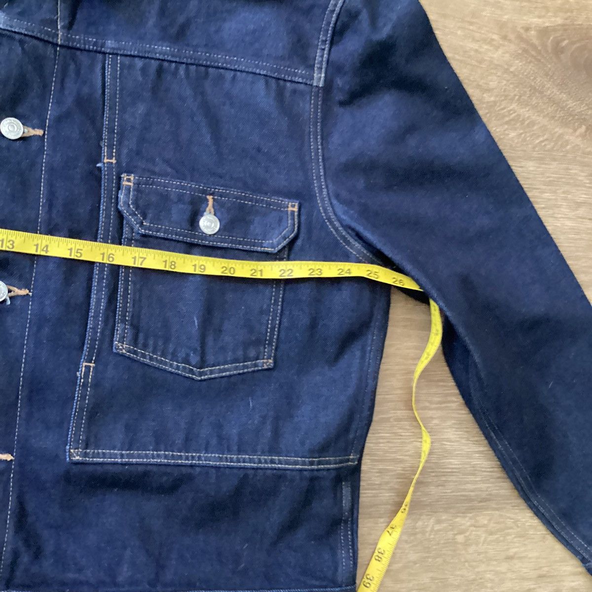 Calvin Klein Calvin Klein Selvedge Denim Utility Trucker Jacket Size US XXL / EU 58 / 5 - 4 Thumbnail