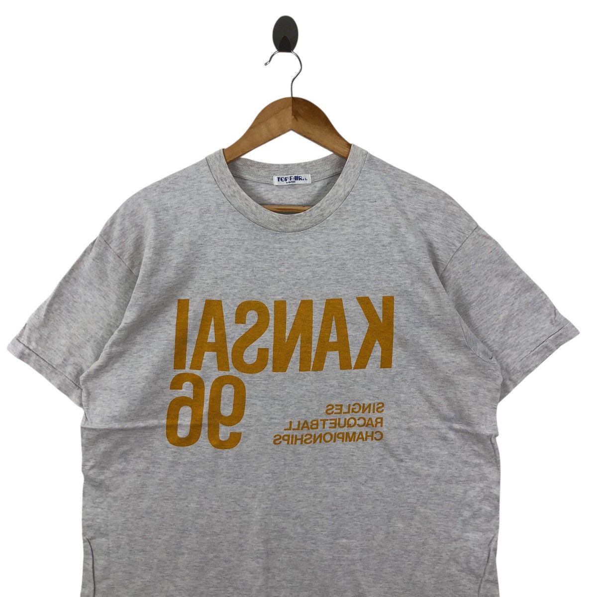 Vintage Vintage 90s KANSAI 96 Racquetball T Shirt Size L Size US L / EU 52-54 / 3 - 2 Thumbnail