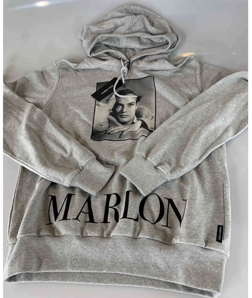 Dolce & Gabbana Dolce and Gabbana 🇮🇹 x Icons Marlon Brando Grey LE Hoodie NWT Size US L / EU 52-54 / 3 - 7 Thumbnail
