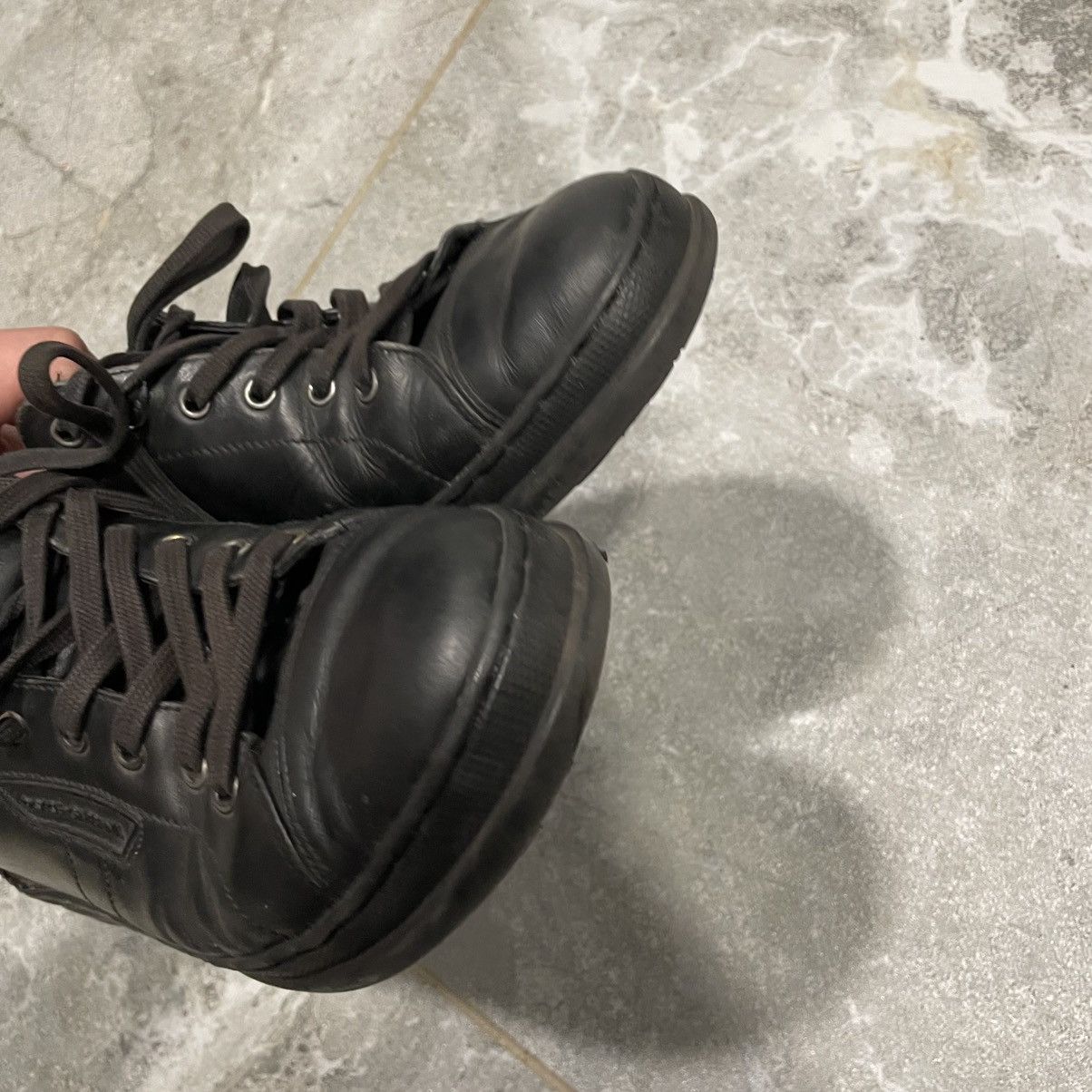 Vintage 7 black Dolce Gabbana leather Boots shoes sneakers old money Size US 7 / EU 40 - 6 Thumbnail