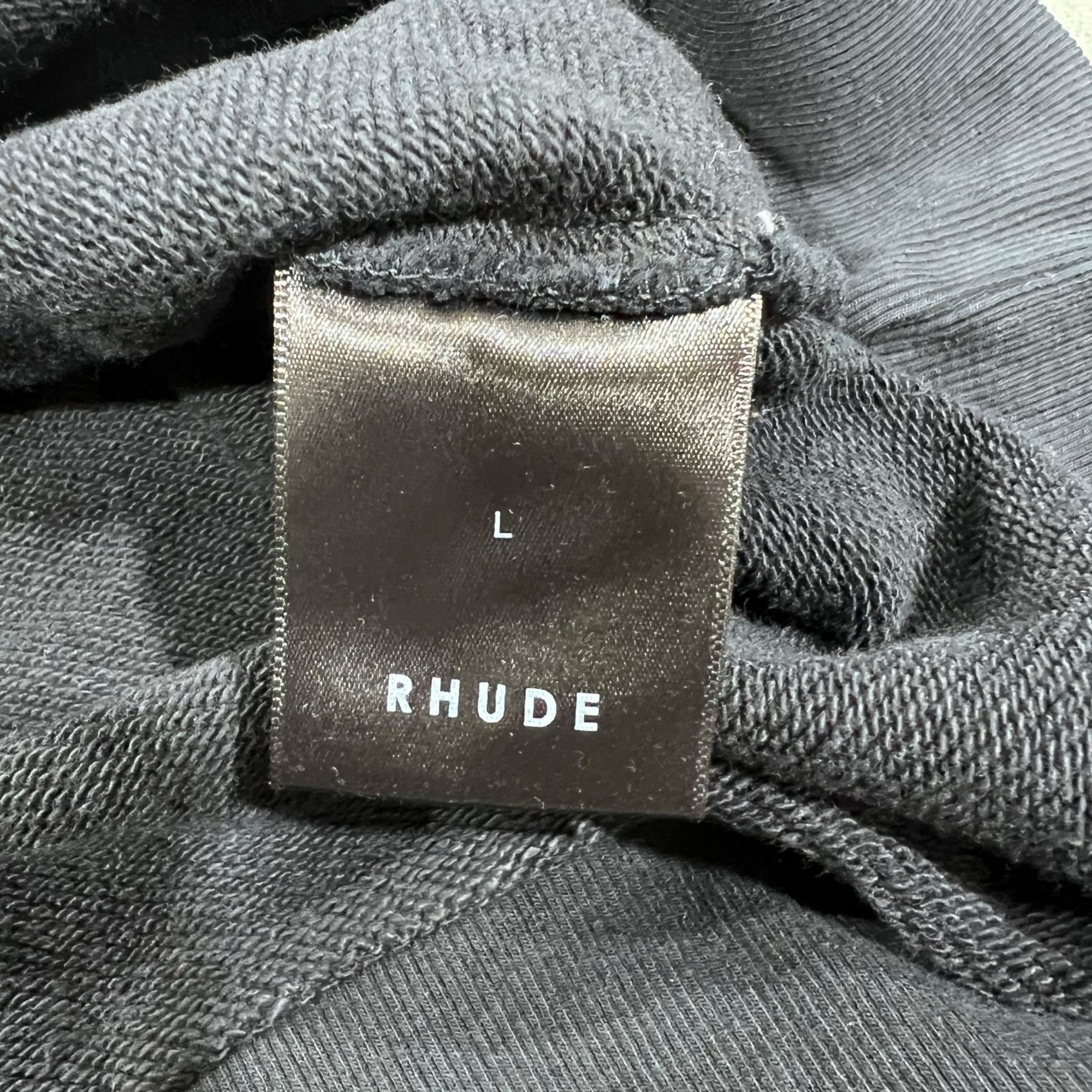 Rhude NEW RHUDE RHACER 3 BLACK HOODIE SZ LARGE Size US L / EU 52-54 / 3 - 6 Thumbnail
