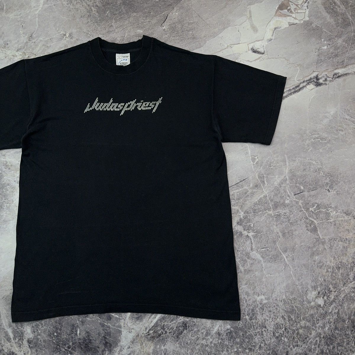 Band Tees × Judas Priest Vintage Judas Priest T shirt 90s Metal Rock Band 90s Size US L / EU 52-54 / 3 - 5 Thumbnail