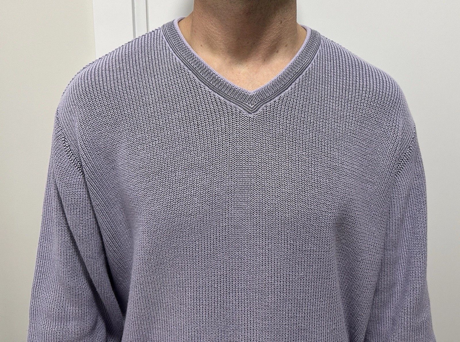 Carlo Colucci Carlo Colucci Mens Sweater Modern Cut Knit Size US L / EU 52-54 / 3 - 2 Thumbnail
