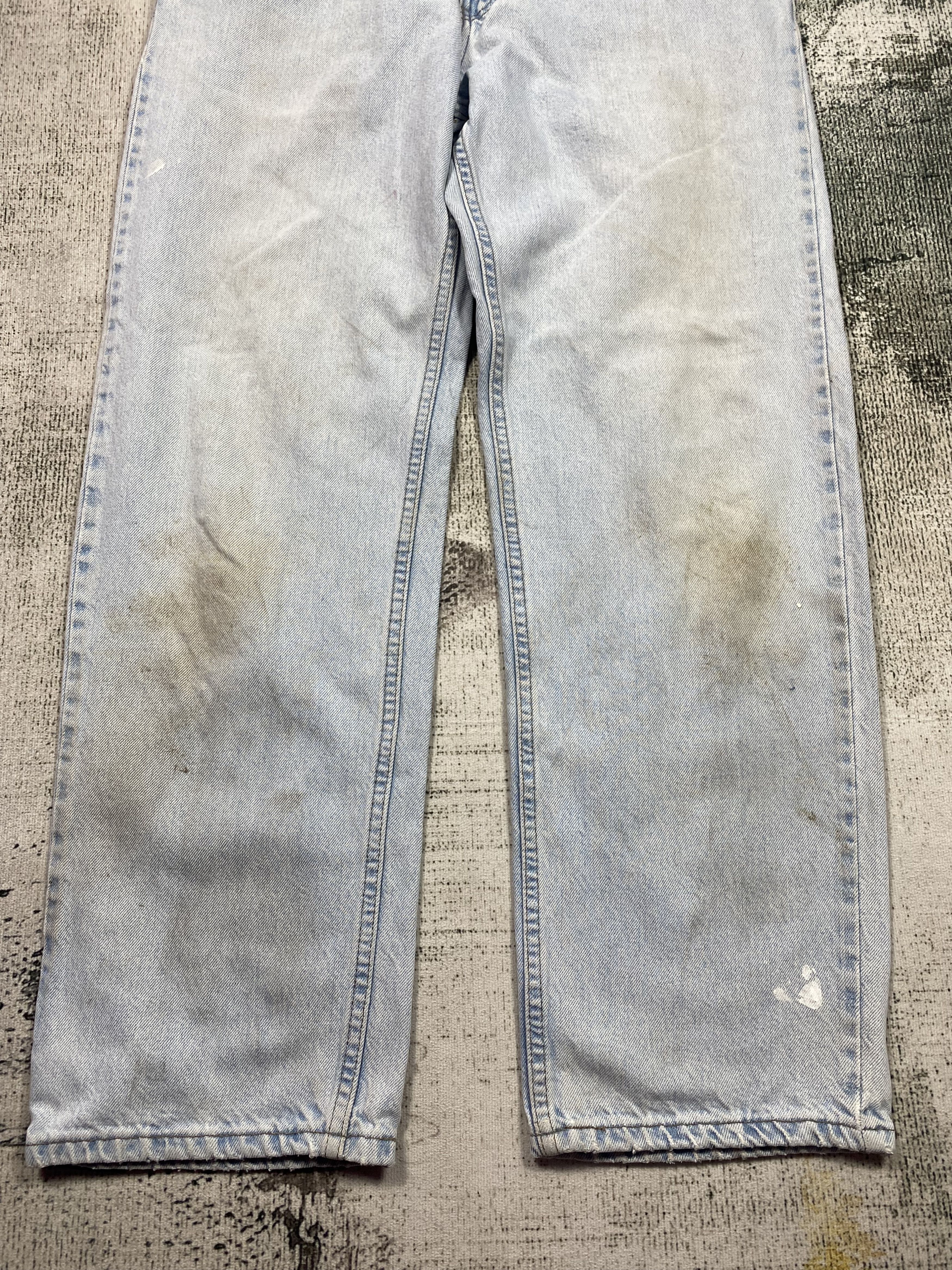 Levi's SICKS💥Vintage 90s Levis Silver Tab Distressed Jeans Size US 32 / EU 48 - 4 Thumbnail