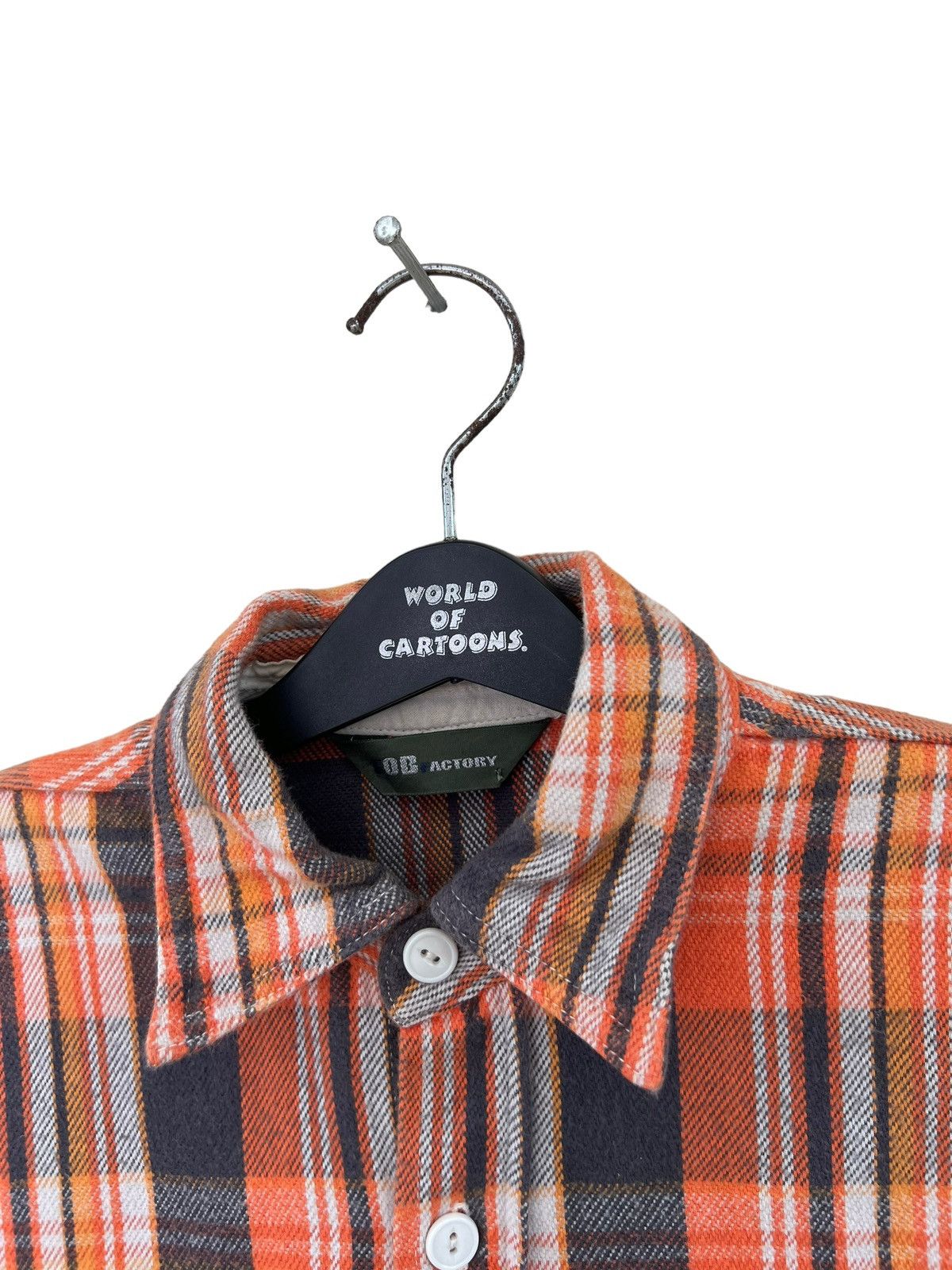 Flannel Fob Factory Japan Selvedge Gusset Check Flannel Work Shirt Size US M / EU 48-50 / 2 - 12 Thumbnail