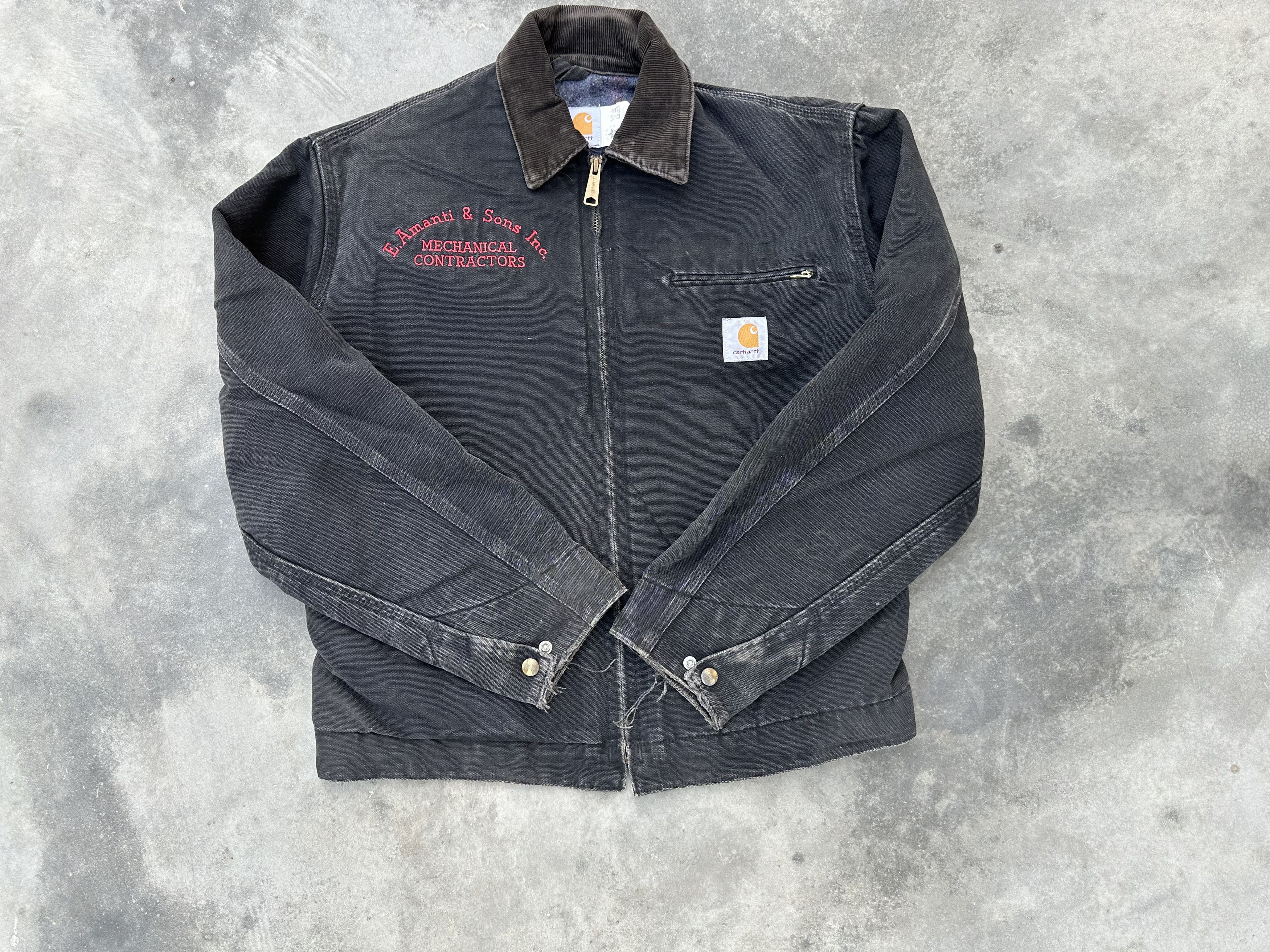 Carhartt Vintage Carhartt JB105 Black Detroit Jacket Size US M / EU 48-50 / 2 - 3 Thumbnail