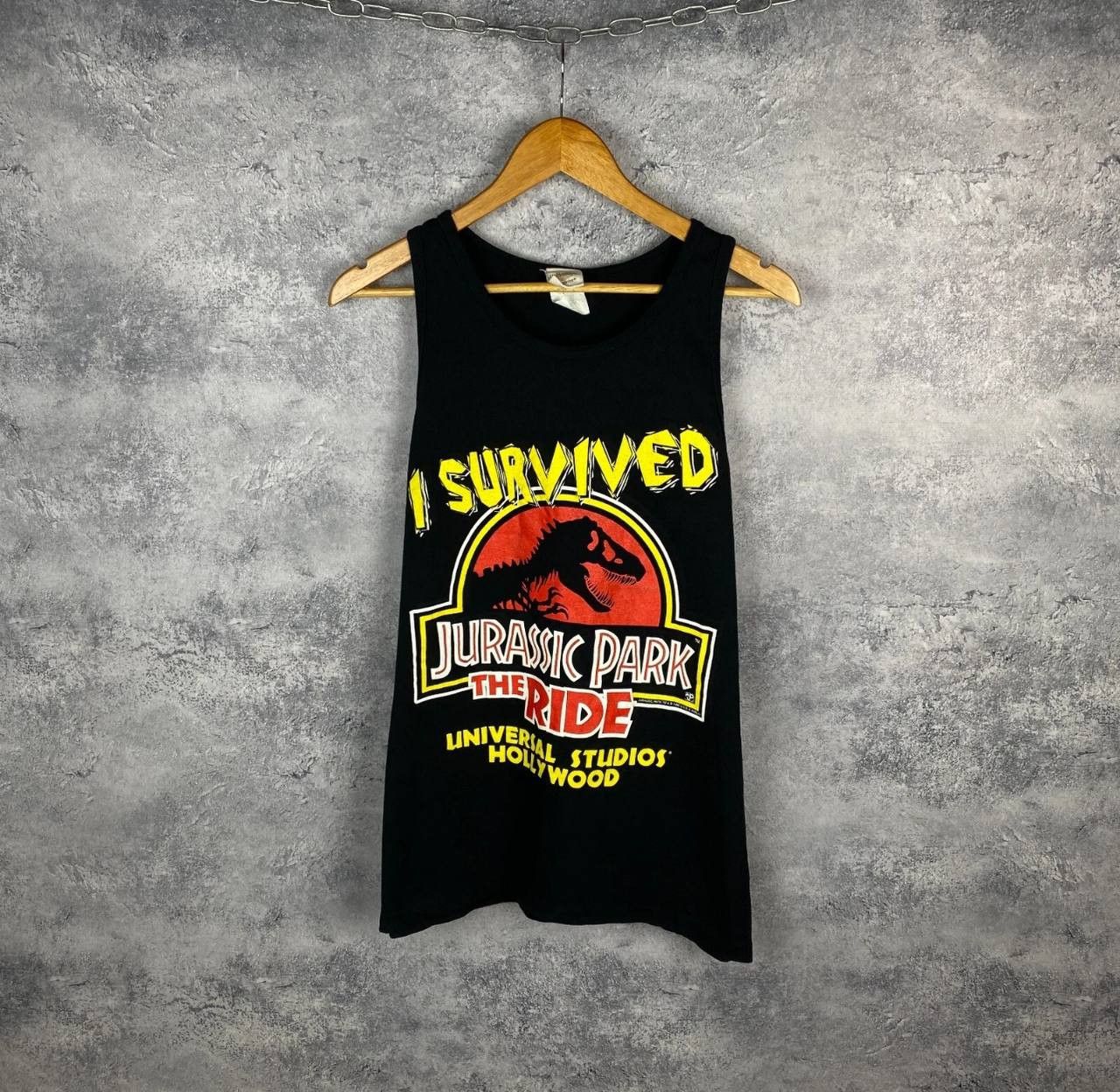 Vintage Jurassic Park The Ride Vintage 1996 Tank Top Men's Size L ` Size US L / EU 52-54 / 3 - 1 Thumbnail