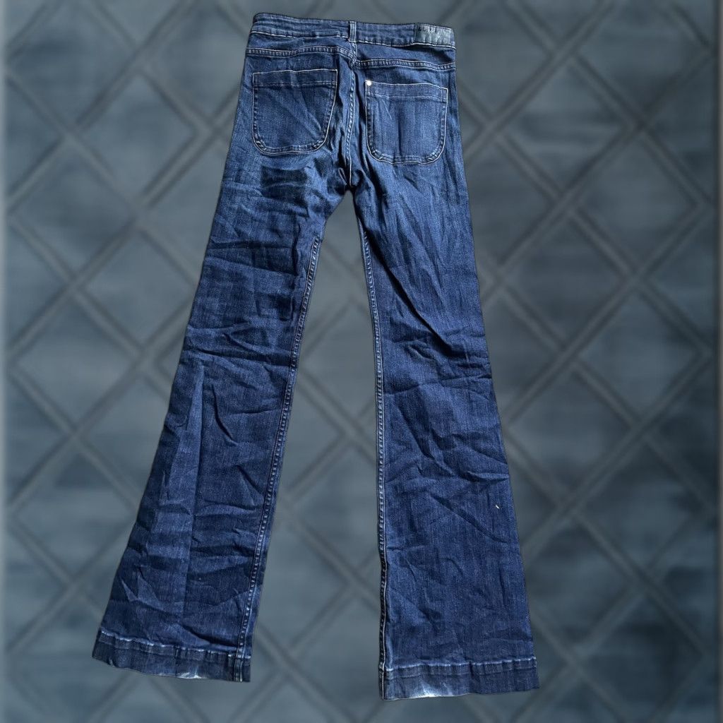H&M VINTAGE H&M Women’s Jeans Flared High Waist 28 Blue Y2K Boho Rock Urban Size 28" / US 6 / IT 42 - 1 Thumbnail