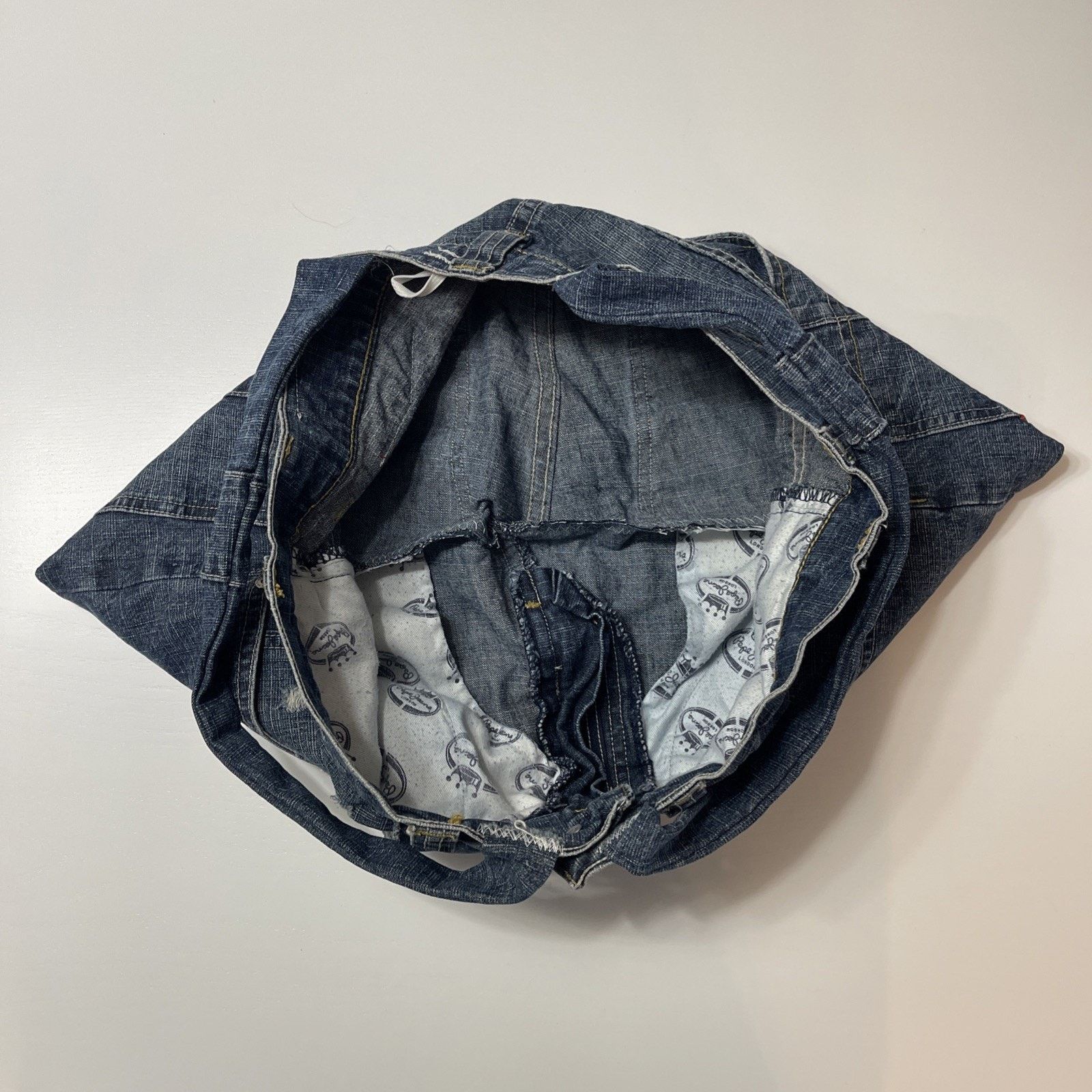 Pepe Jeans VtgY2K Pepe Jeans London Purse Denim Custom Bag Size ONE SIZE - 9 Thumbnail