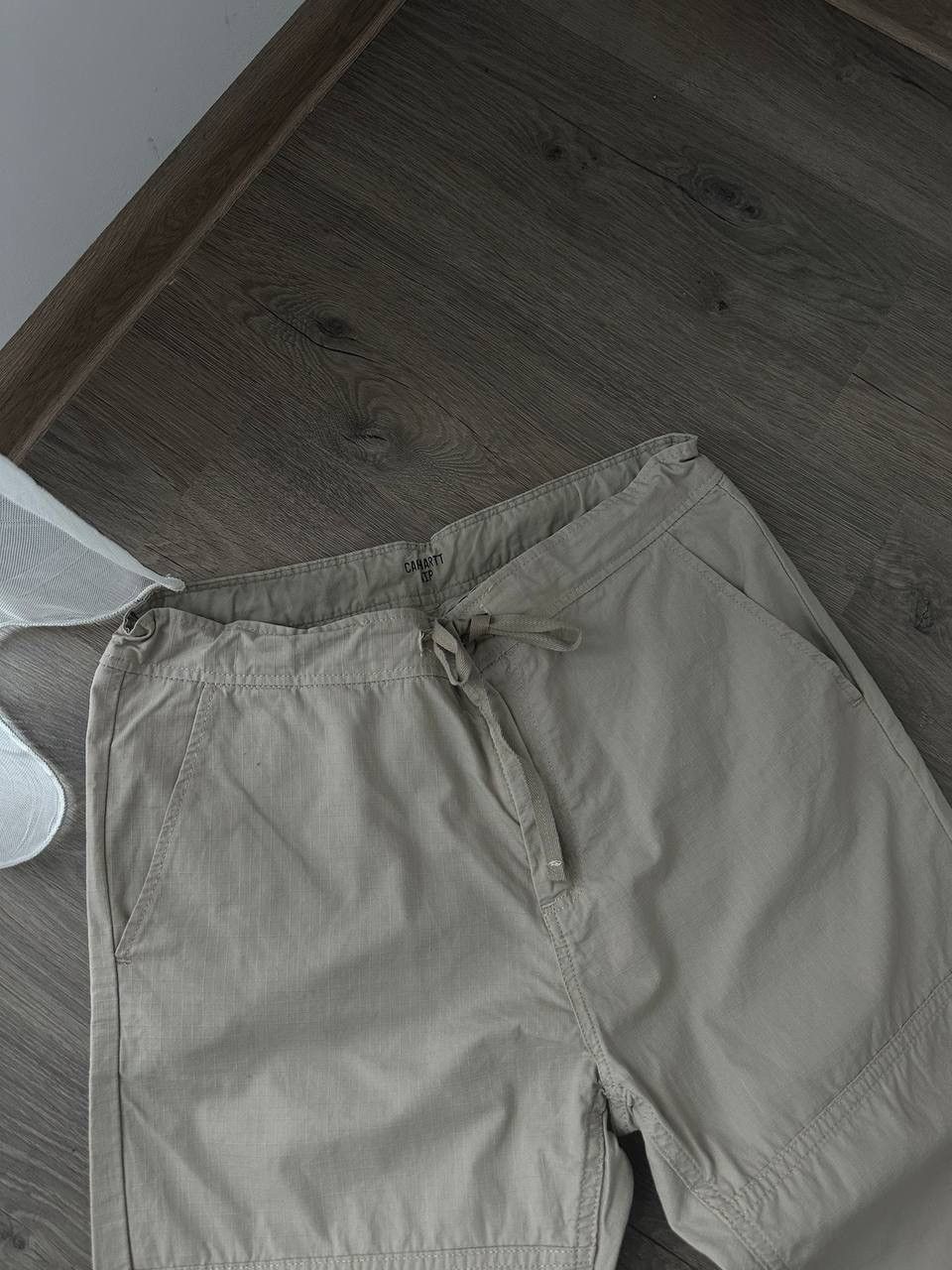 Carhartt × Carhartt Wip × Vintage Vintage Carhartt Beige Big Logo Pants Size US 30 / EU 46 - 8 Thumbnail