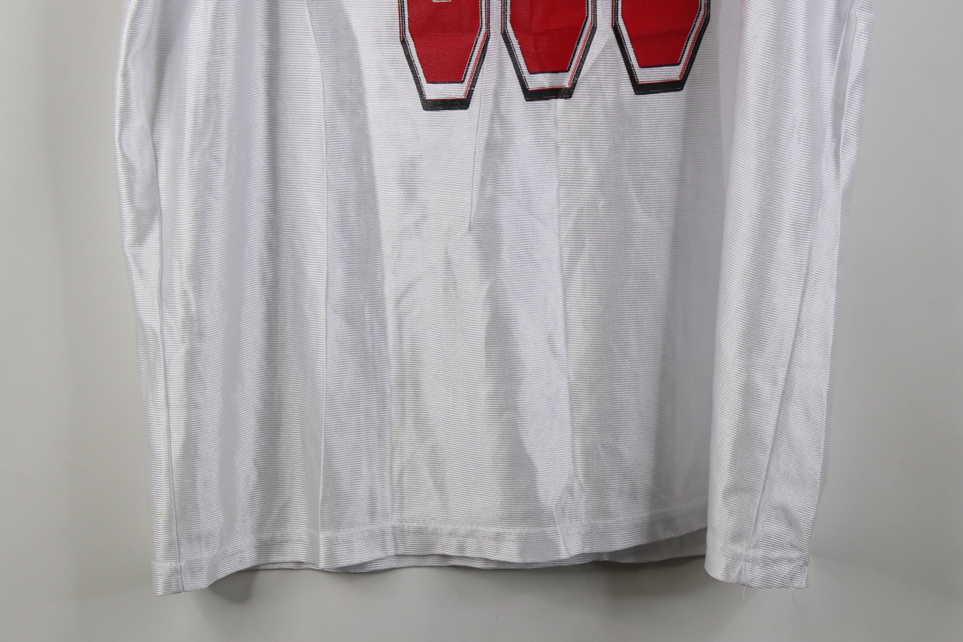 Vintage Vintage 90s Soul 666 Devil Satan Basketball Jersey White USA Size US L / EU 52-54 / 3 - 12 Thumbnail