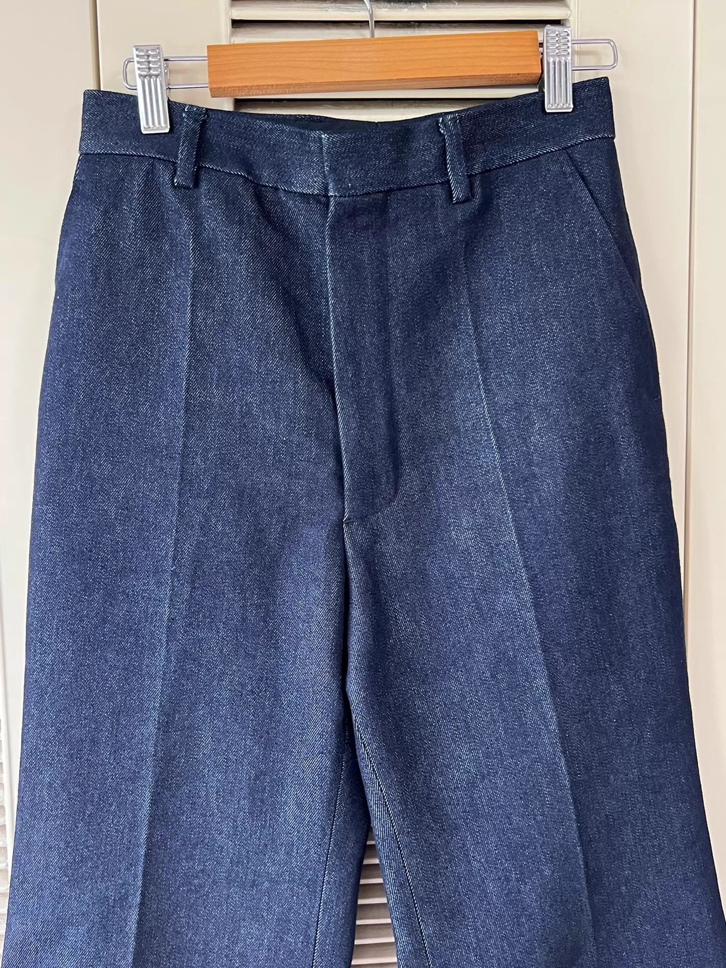 Loro Piana Loro Piana Dark Blue Wide-Leg Jeans Women's 38 MINT Size 26" / US 2 / IT 38 - 3 Thumbnail