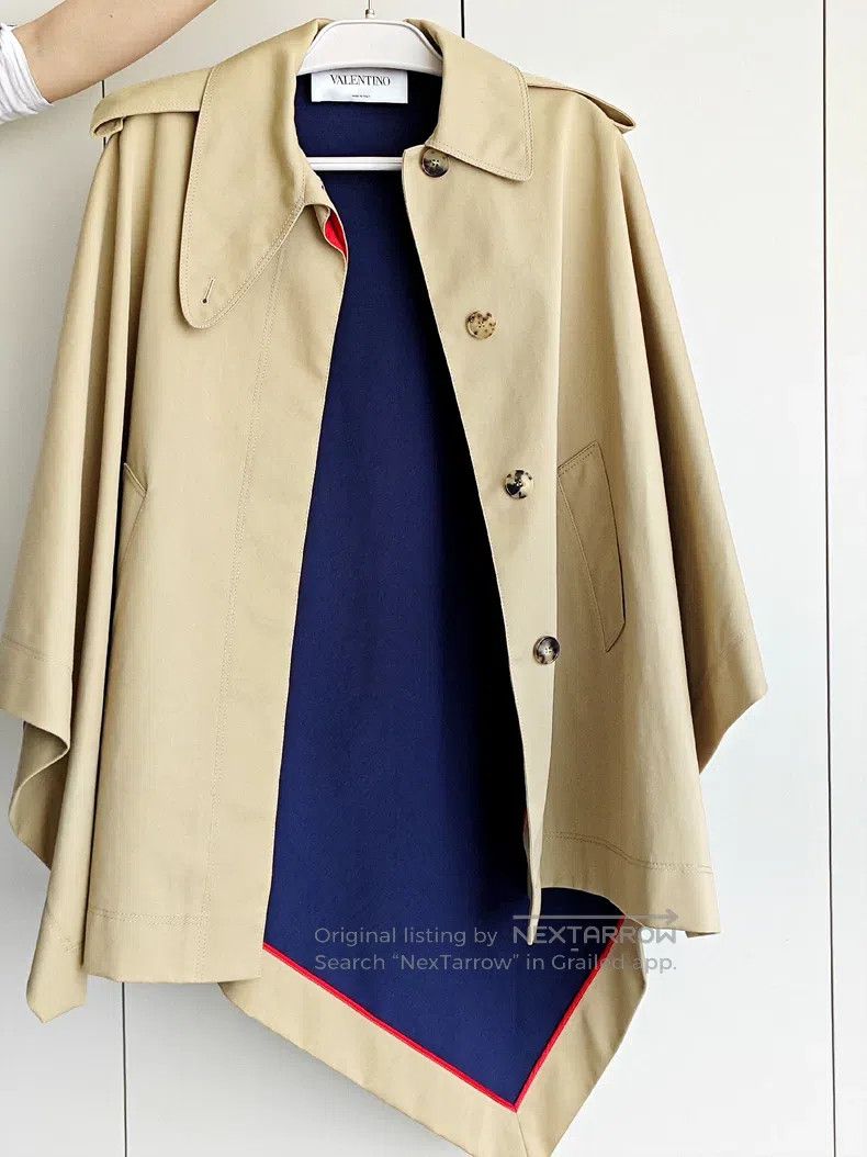 Valentino Valentino Cloak trench coat Size S / US 4 / IT 40 - 1 Thumbnail