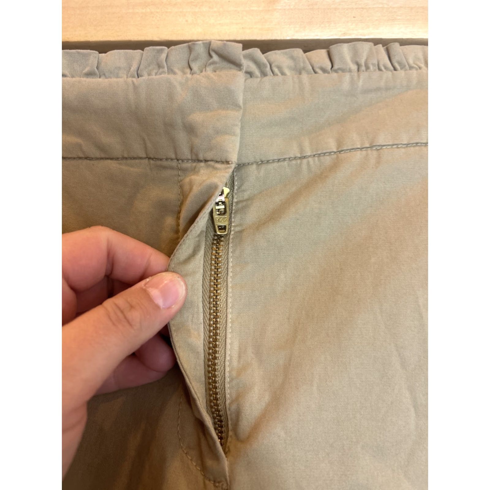 J.Crew VINTAGE? NO - (not vintage) J.CREW Chino Pants Beige 30x27 Women's Size 6 Pants Regular Fit Womens Size 28" / US 6 / IT 42 - 6 Thumbnail