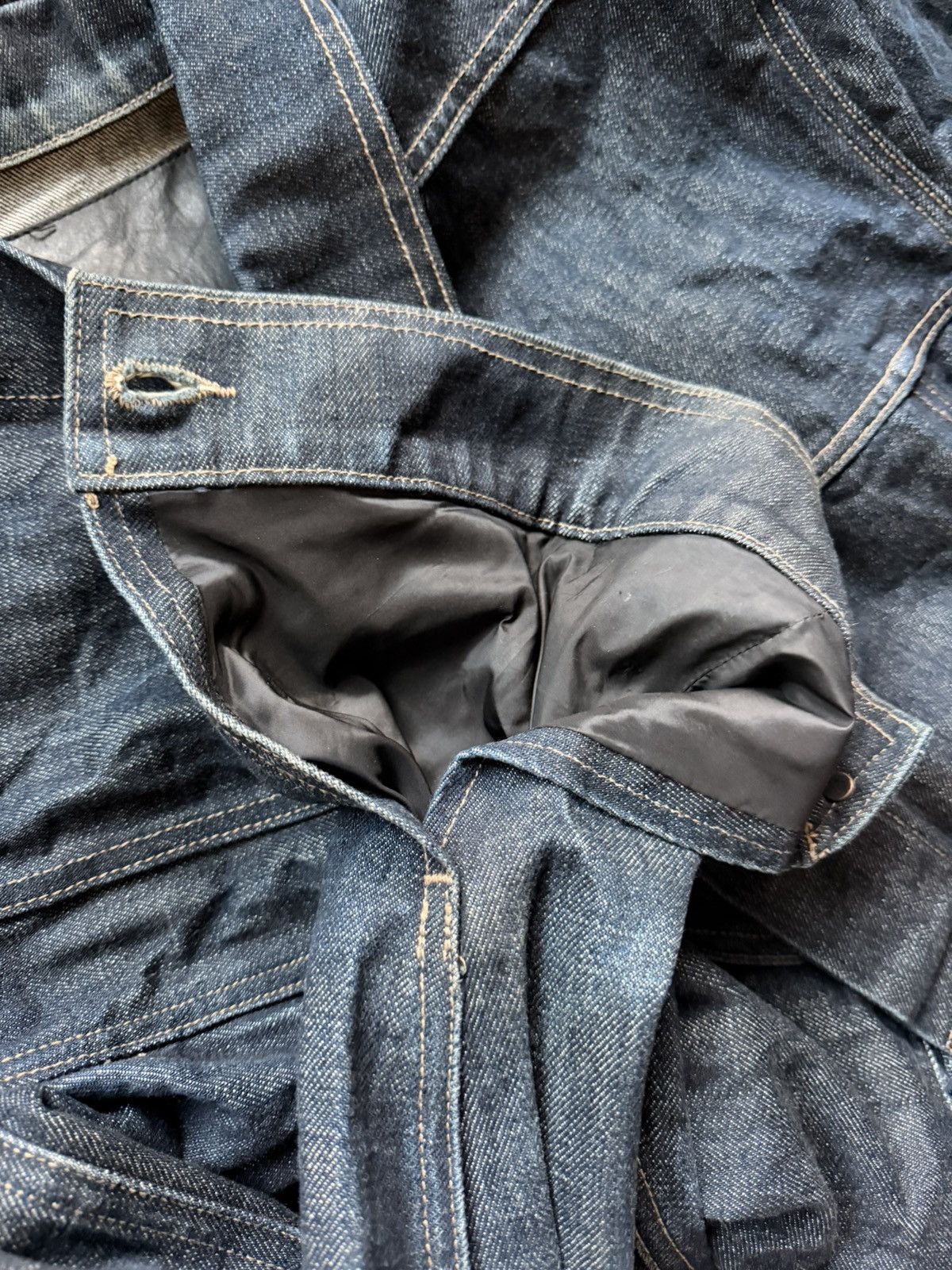 Rick Owens Drkshdw Cone Mills denim worker jacket Size US L / EU 52-54 / 3 - 7 Thumbnail