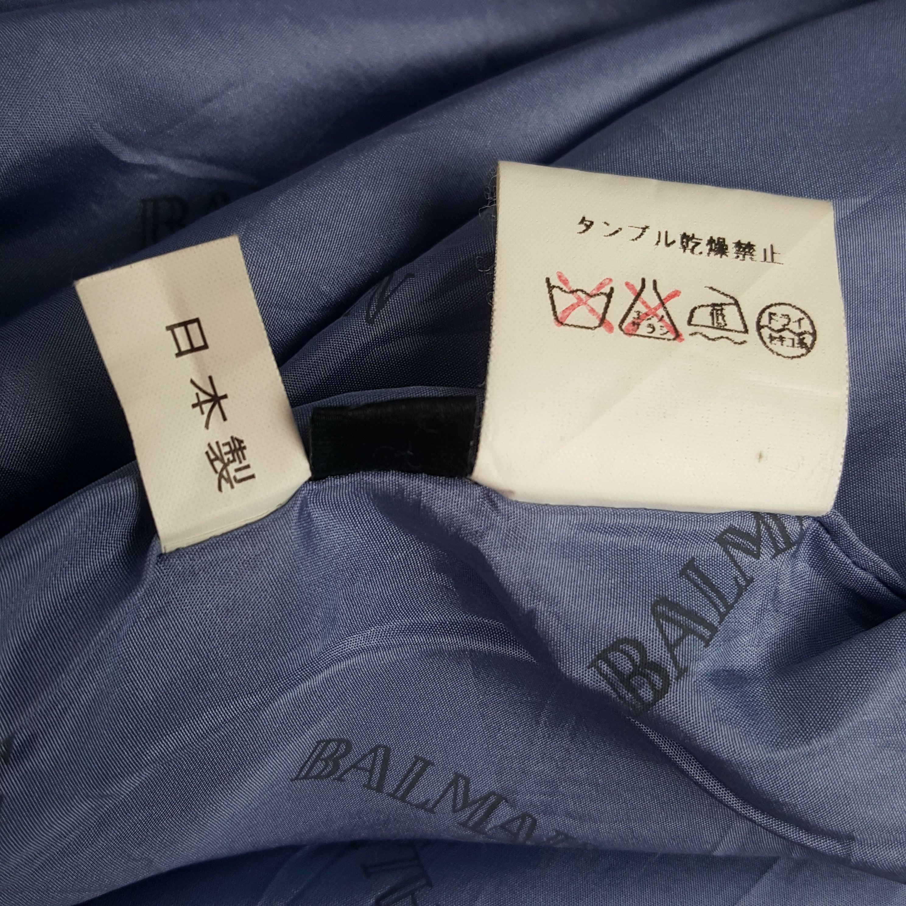 Balmain × Vintage Vintage Balmain Paris Trench Coat Jacket Size M / US 6-8 / IT 42-44 - 10 Thumbnail