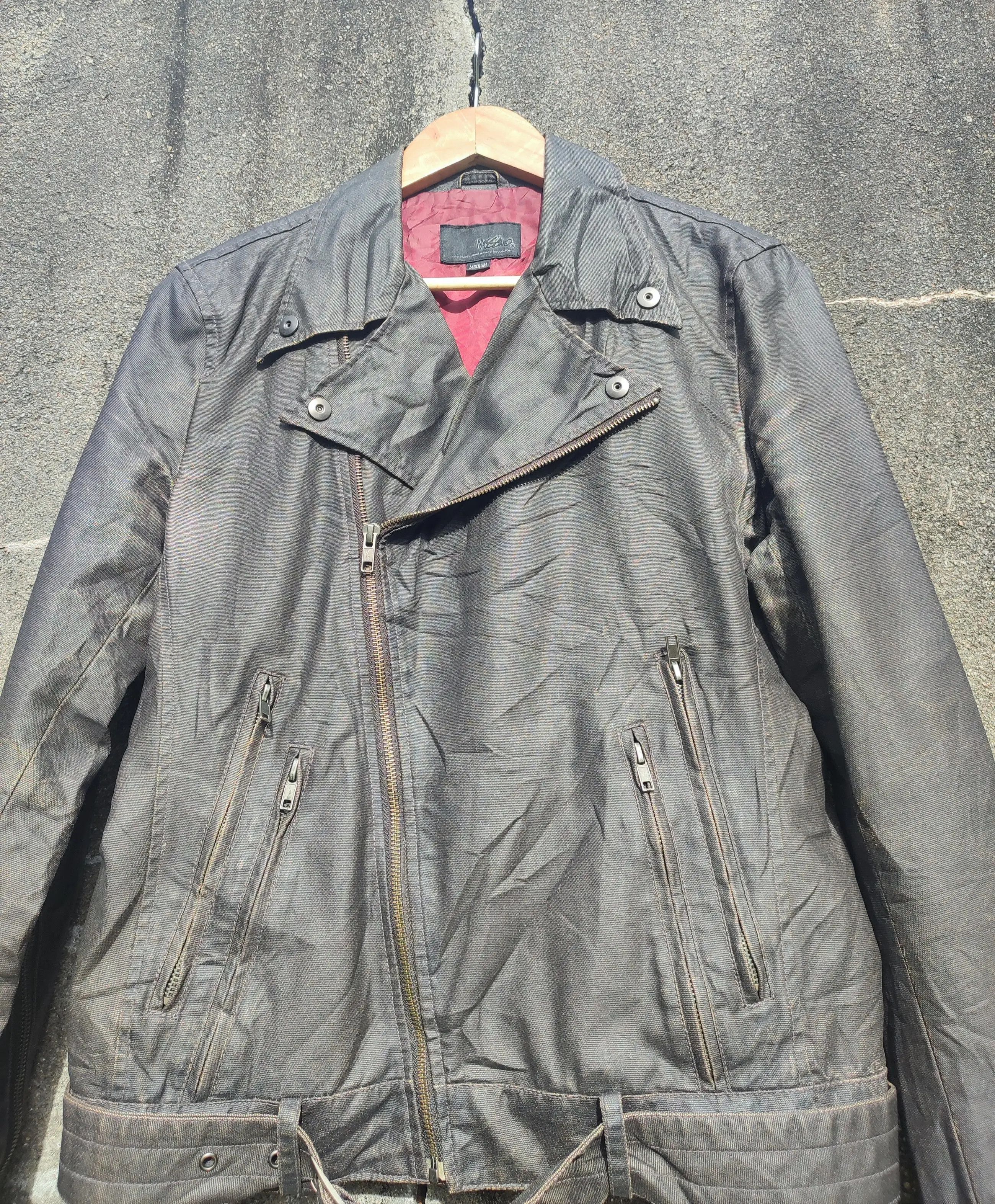 Designer × Mossimo 🔥STEAL🔥 Rare Design Synthetic Leather Jacket By Mossimo Size US S / EU 44-46 / 1 - 5 Thumbnail