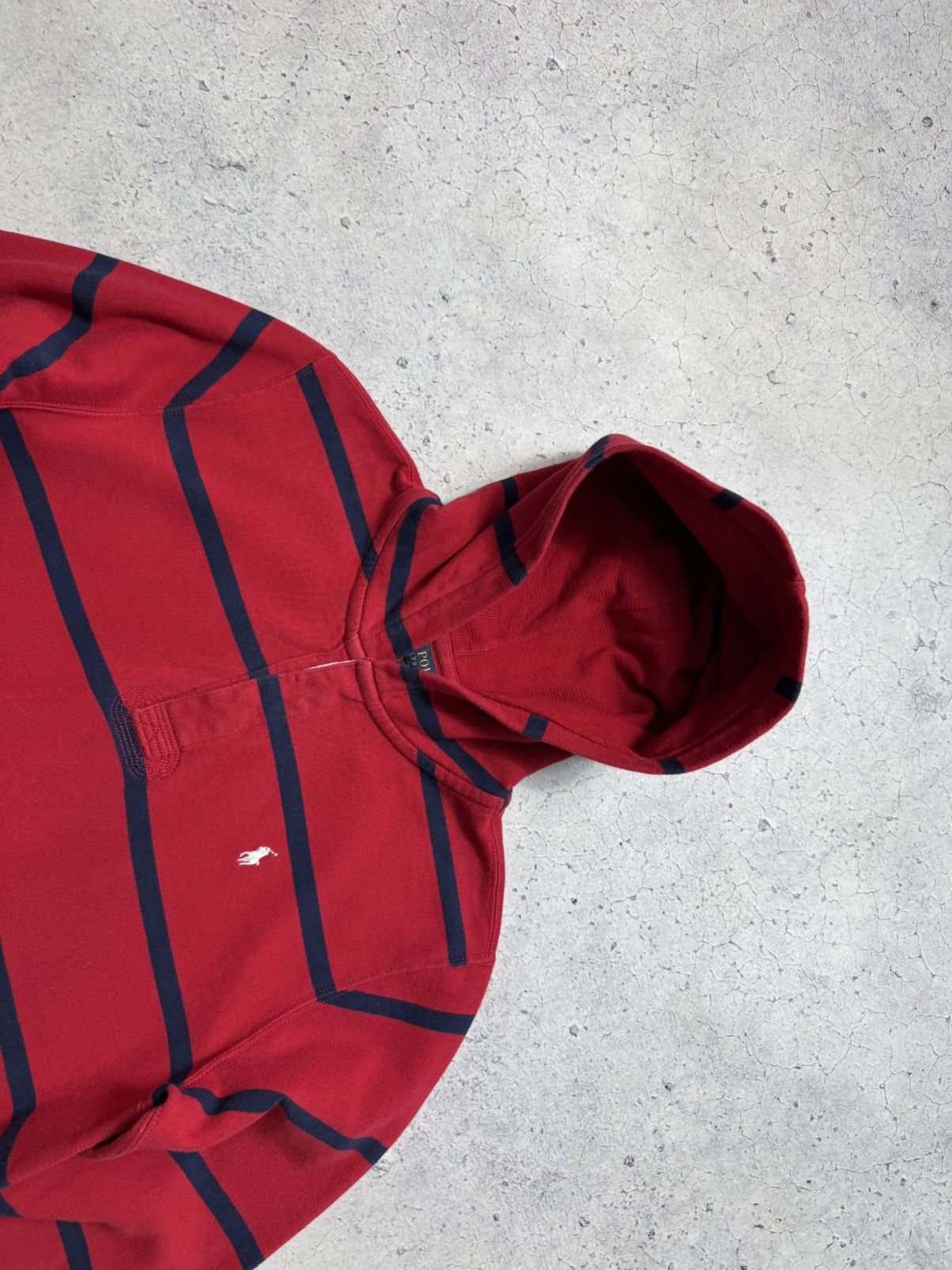 Polo Ralph Lauren Polo Ralph Lauren Vintage Striped Hoodie Y2K Size US S / EU 44-46 / 1 - 5 Thumbnail