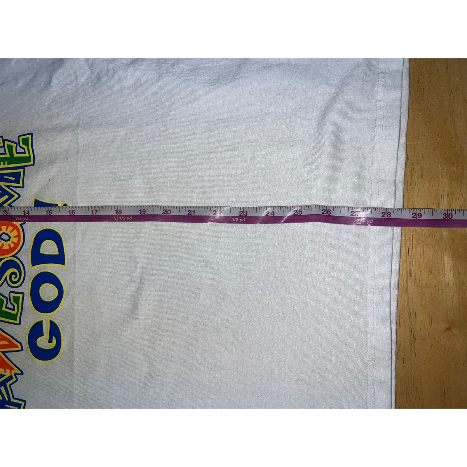 Fruit Of The Loom Vintage God Shirt Our God Is An Awesome God Springhill Tee L Size US L / EU 52-54 / 3 - 7 Thumbnail
