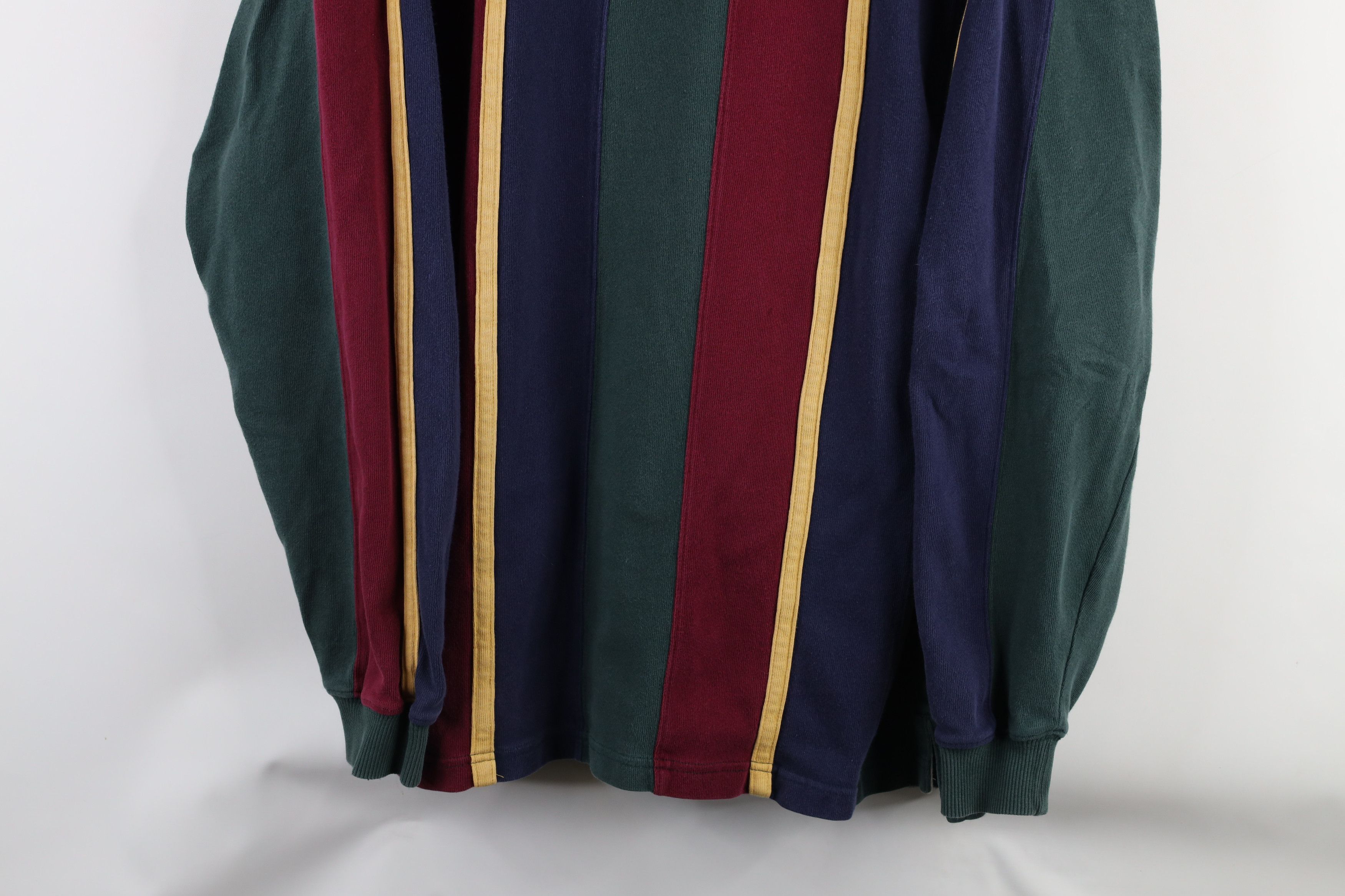 Vintage Vintage 90s Streetwear Heavyweight Long Sleeve Rugby Polo Size US XL / EU 56 / 4 - 3 Thumbnail