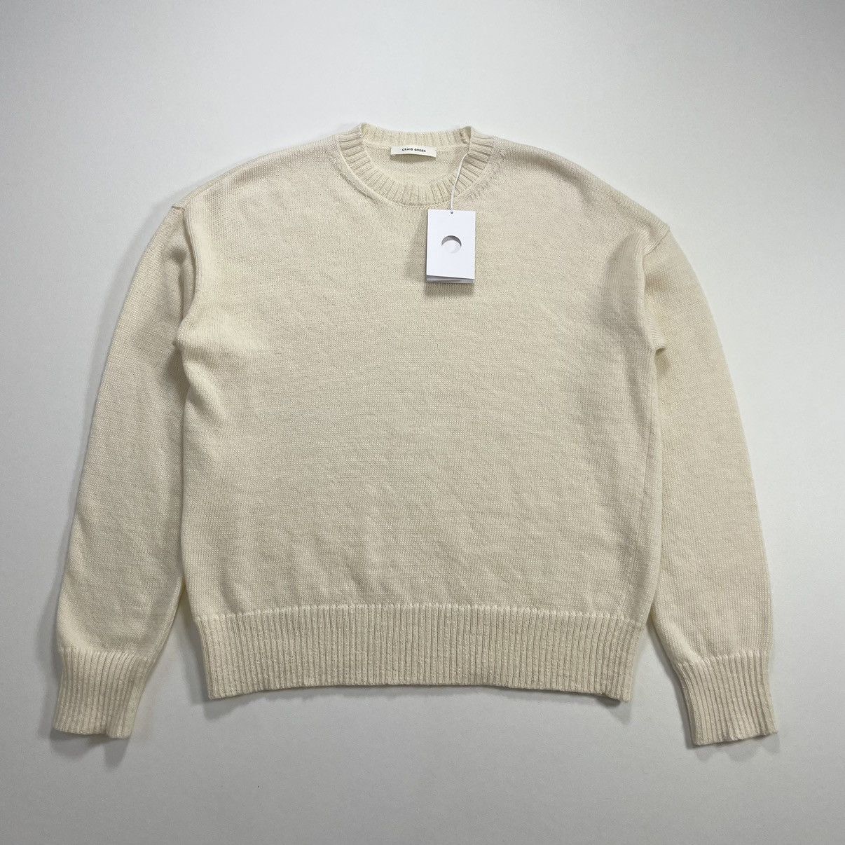 Craig Green Sample Cream Alpaca Wool Sweater Size US M / EU 48-50 / 2 - 1 Thumbnail