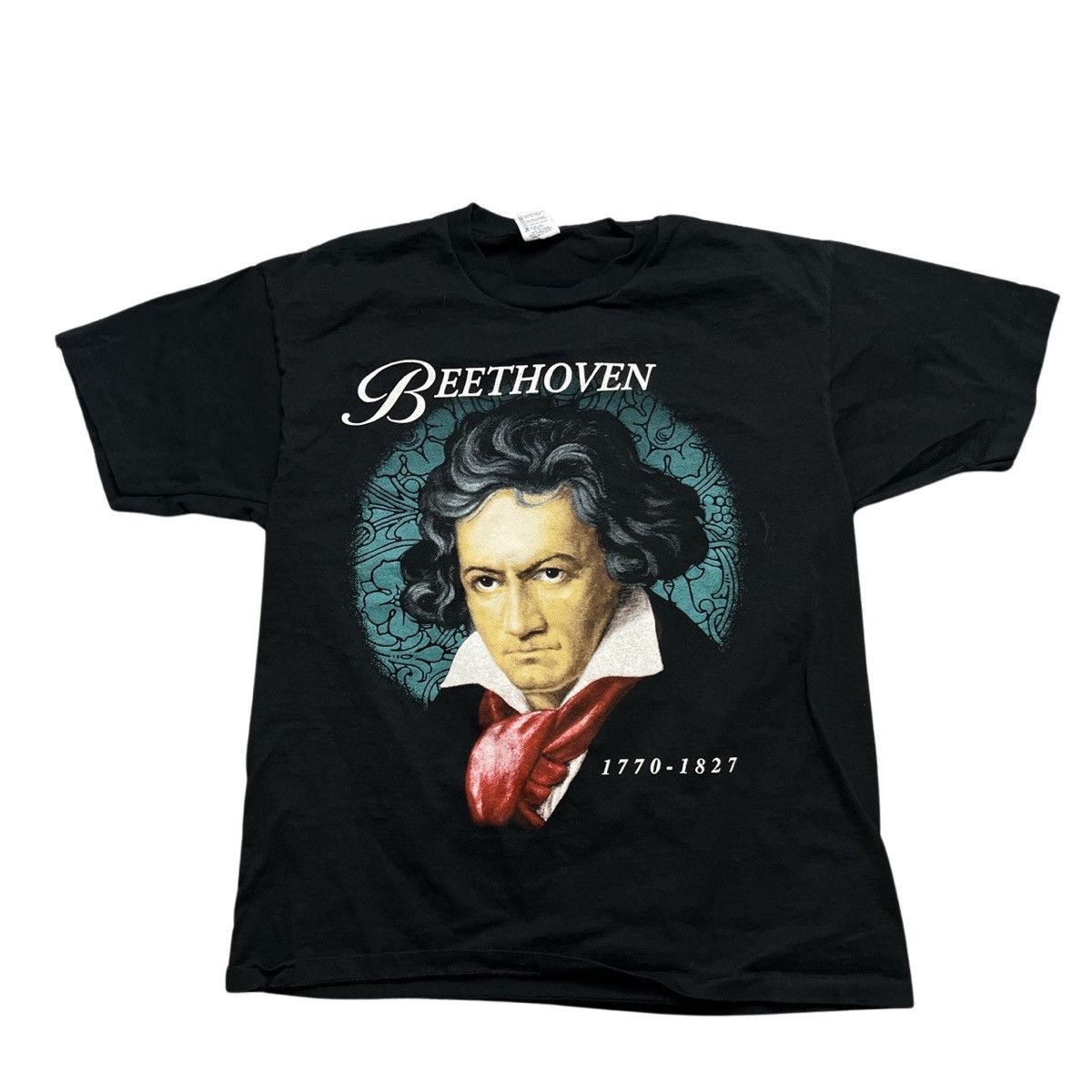 Image of Vintage Beethoven Single Stitch Tshirt in Black, Men's (Size XL)