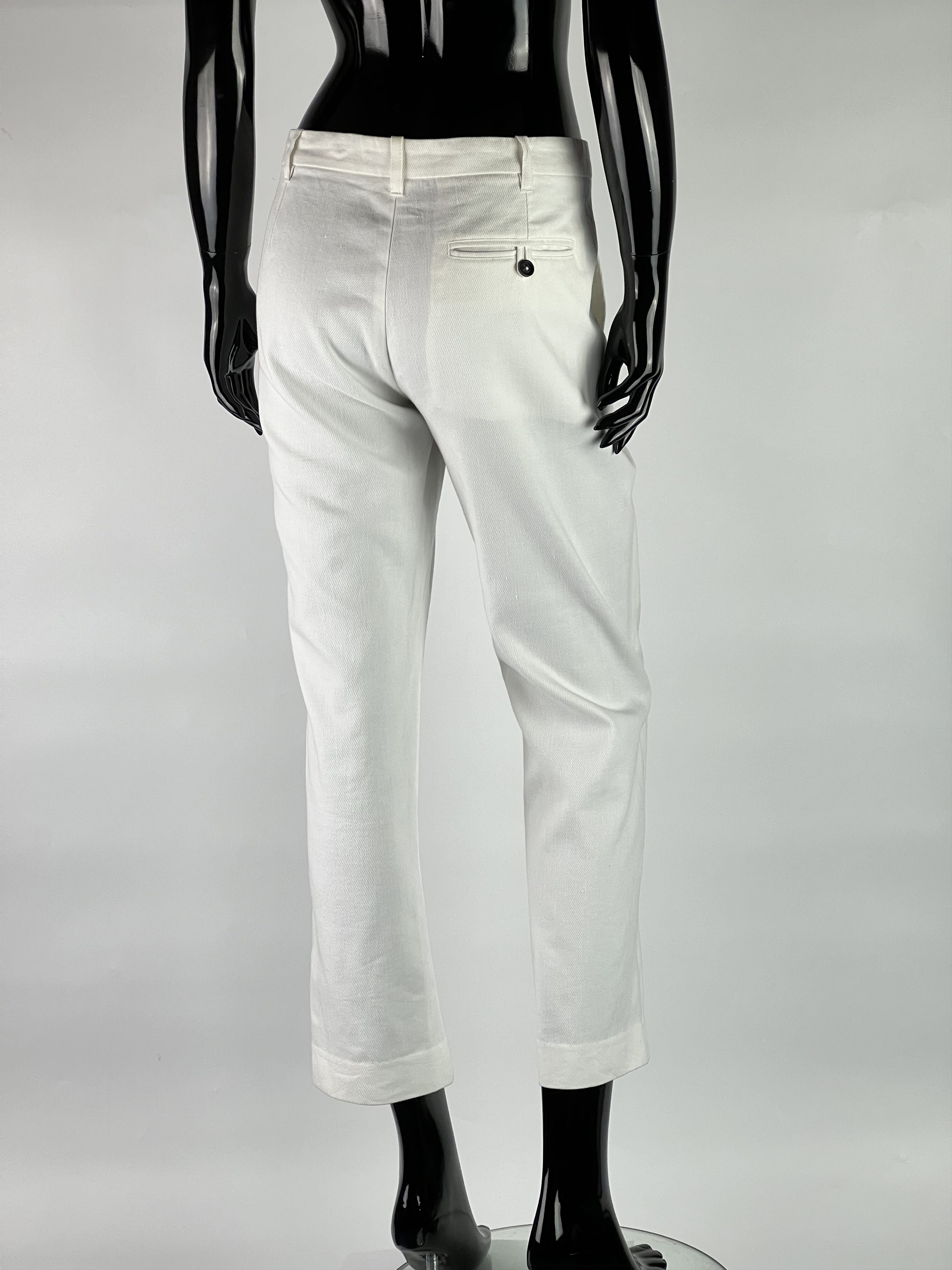 Ann Demeulemeester Ann Demeulemeester Linen/Cotton Women's Pants Size 42 Size 34" / US 12 / IT 48 - 3 Thumbnail