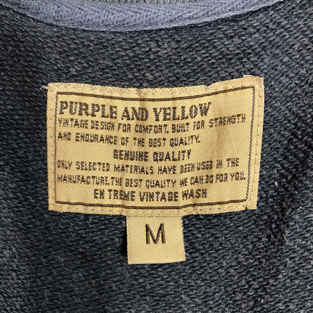 Japanese Brand 📌Vintage Zipper Hoodie Jacket Purple & Yellow Airborne Logi Size US M / EU 48-50 / 2 - 20 Thumbnail