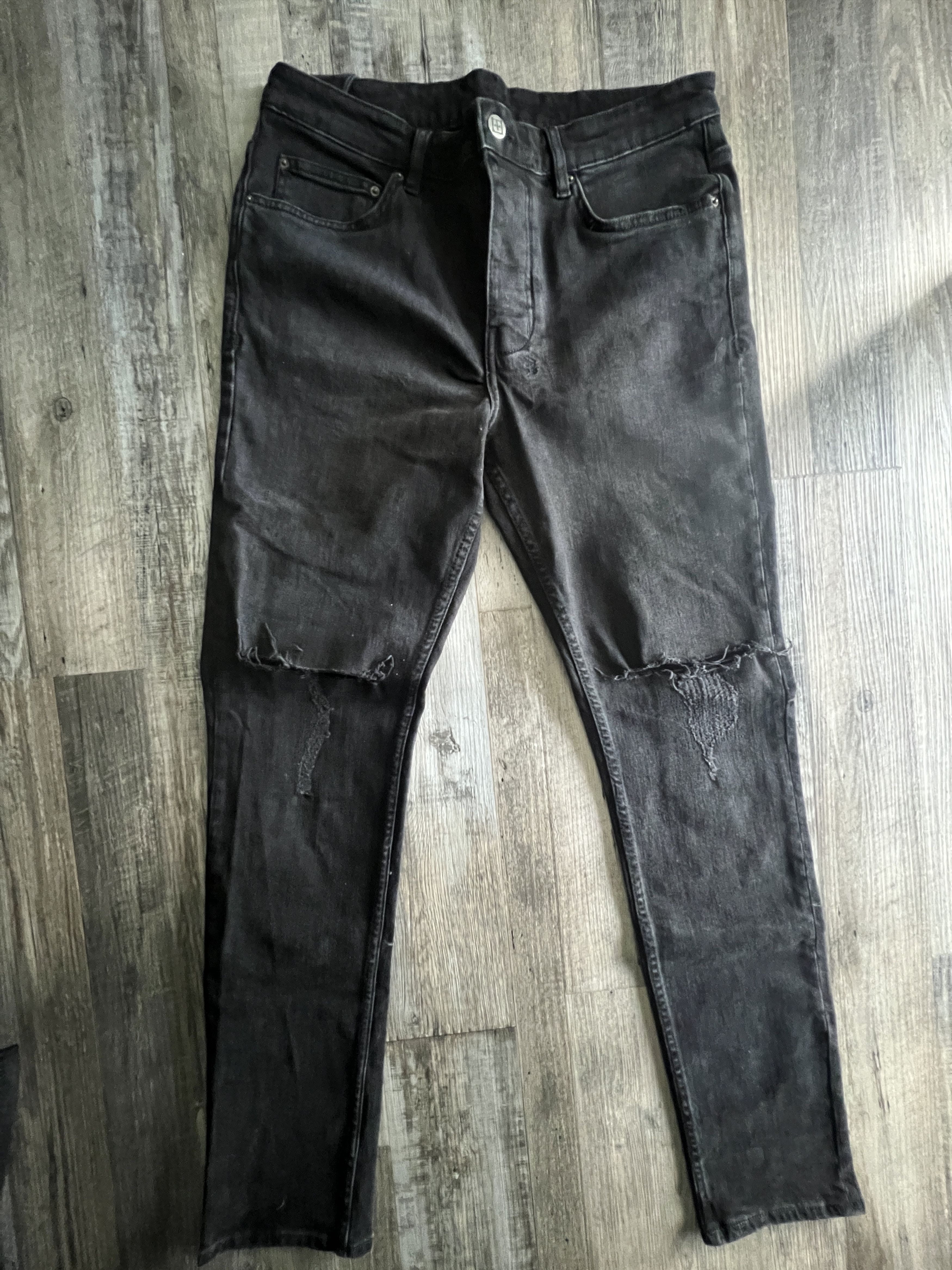 Ksubi Ksubi Chitch Krow Krushed Slim Fit Jeans Size US 34 / EU 50 - 2 Thumbnail