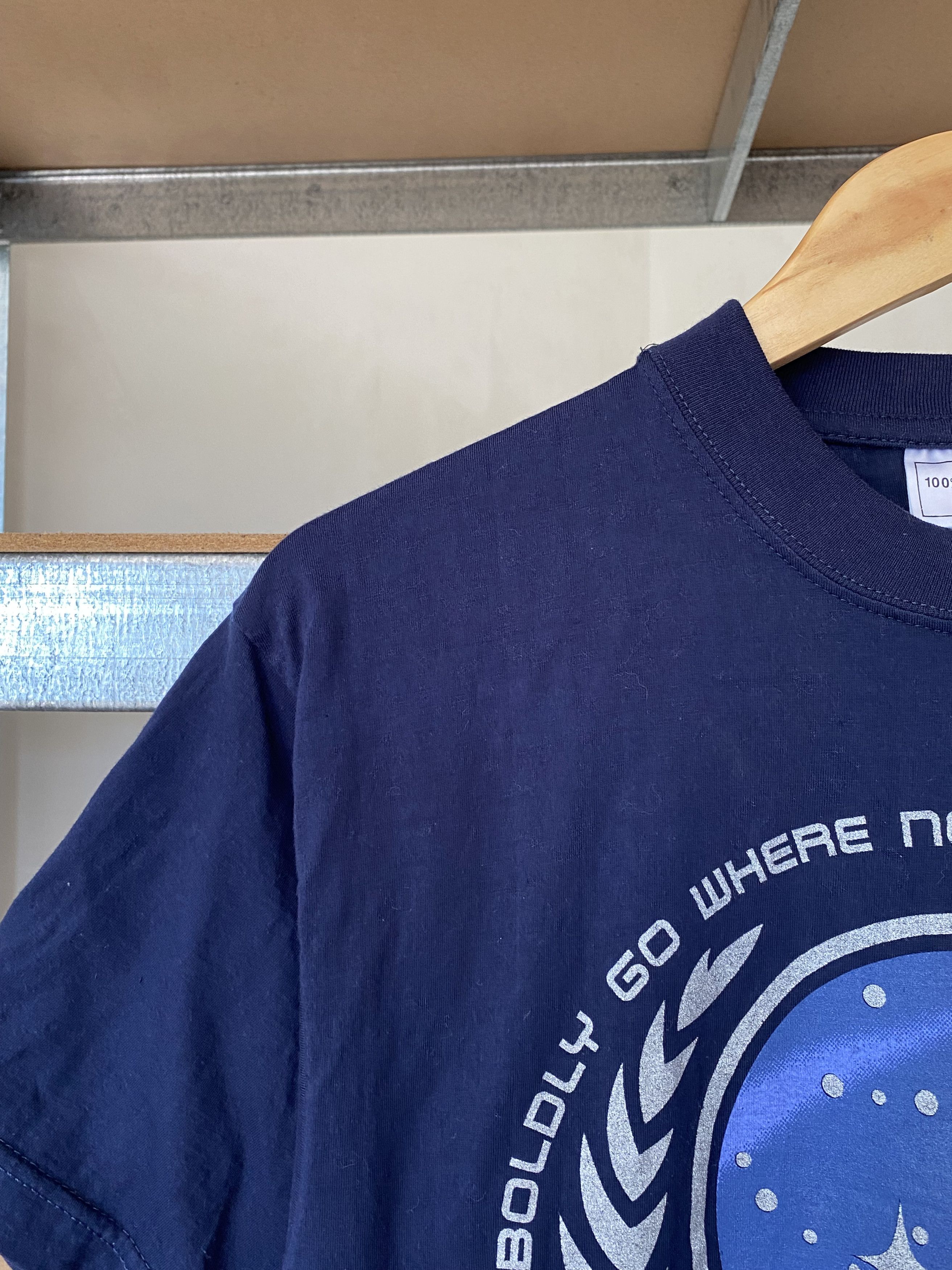 Vintage Vintage 1996 Star Trek Movie Series Navy Blue T-shirt Size US M / EU 48-50 / 2 - 4 Thumbnail