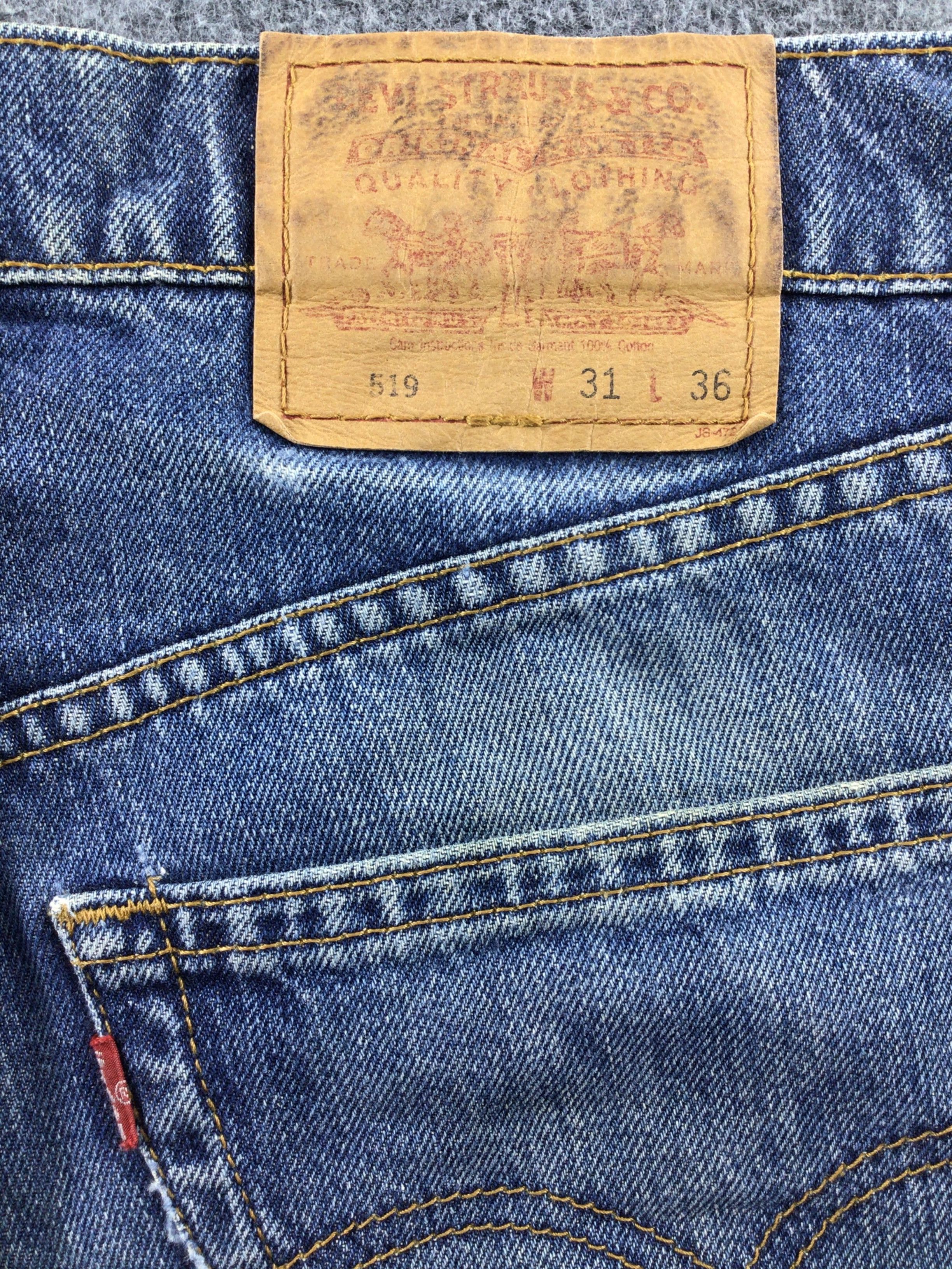 Levi's 90s Vintage Levis 519 Jeans-JM334 Size US 30 / EU 46 - 6 Thumbnail