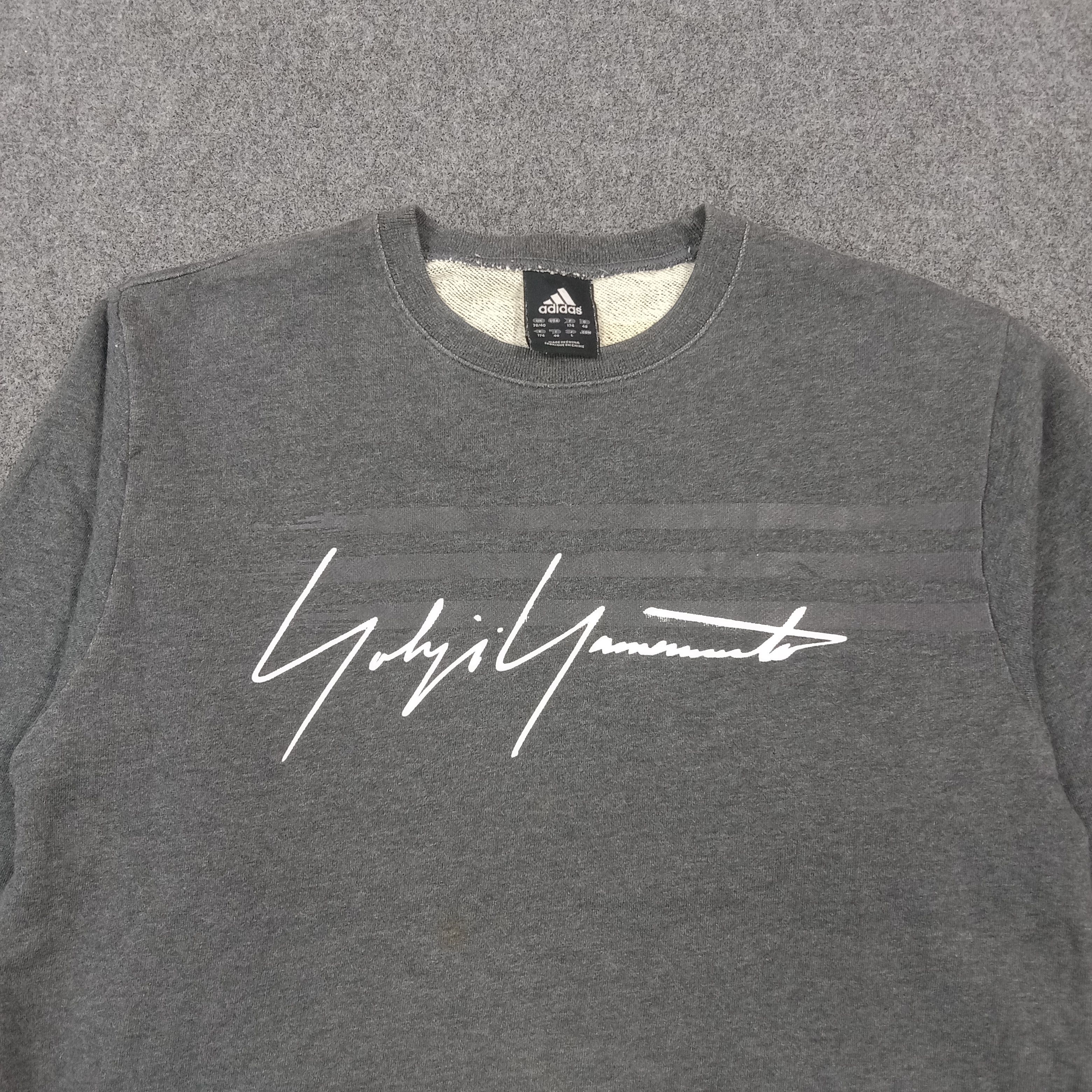 Adidas Adidas Japanese Custom Yohji Yamamoto Sweatshirt C279N3 Size US M / EU 48-50 / 2 - 2 Thumbnail