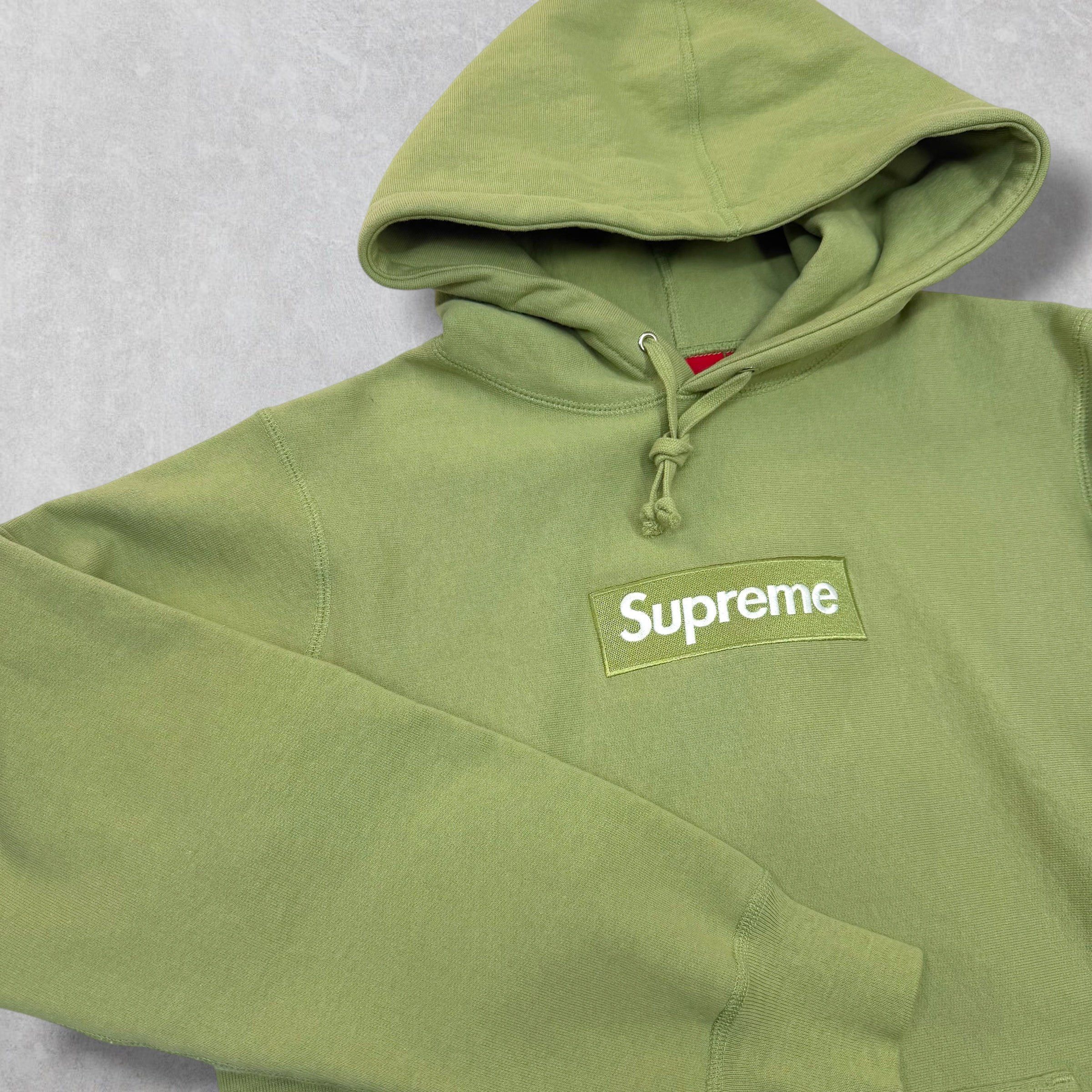 Supreme Supreme Box Logo Sage Hoodie S Size US S / EU 44-46 / 1 - 3 Thumbnail