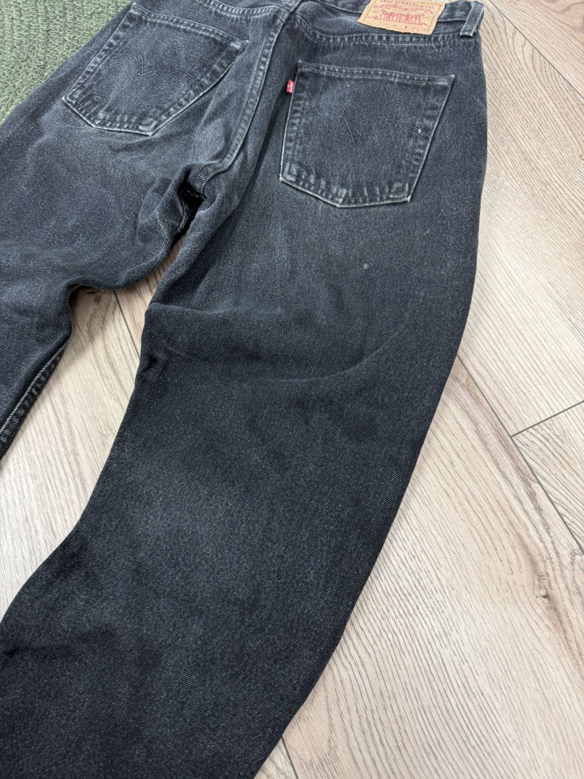 Levi's × Vintage 1990’s Vintage Levi’s 536 Charcoal Grey Denim Jeans 32X32 Size US 32 / EU 48 - 11 Thumbnail