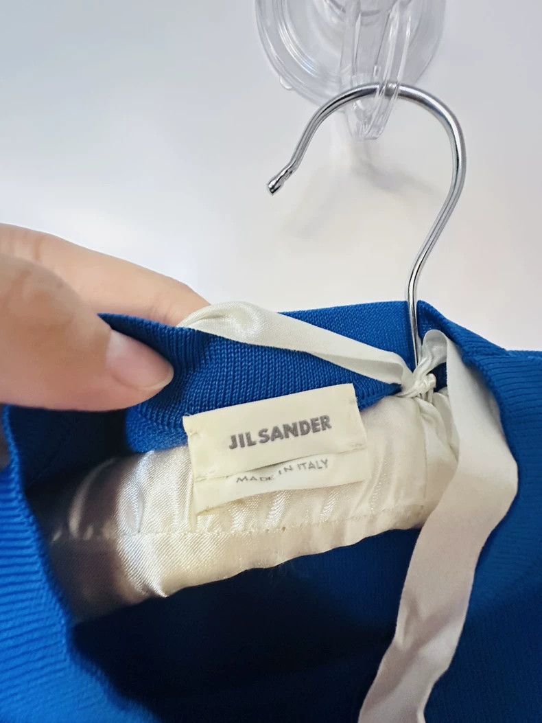 Jil Sander Jil Sander Blue Short Sleeve Top Size M / US 6-8 / IT 42-44 - 4 Thumbnail