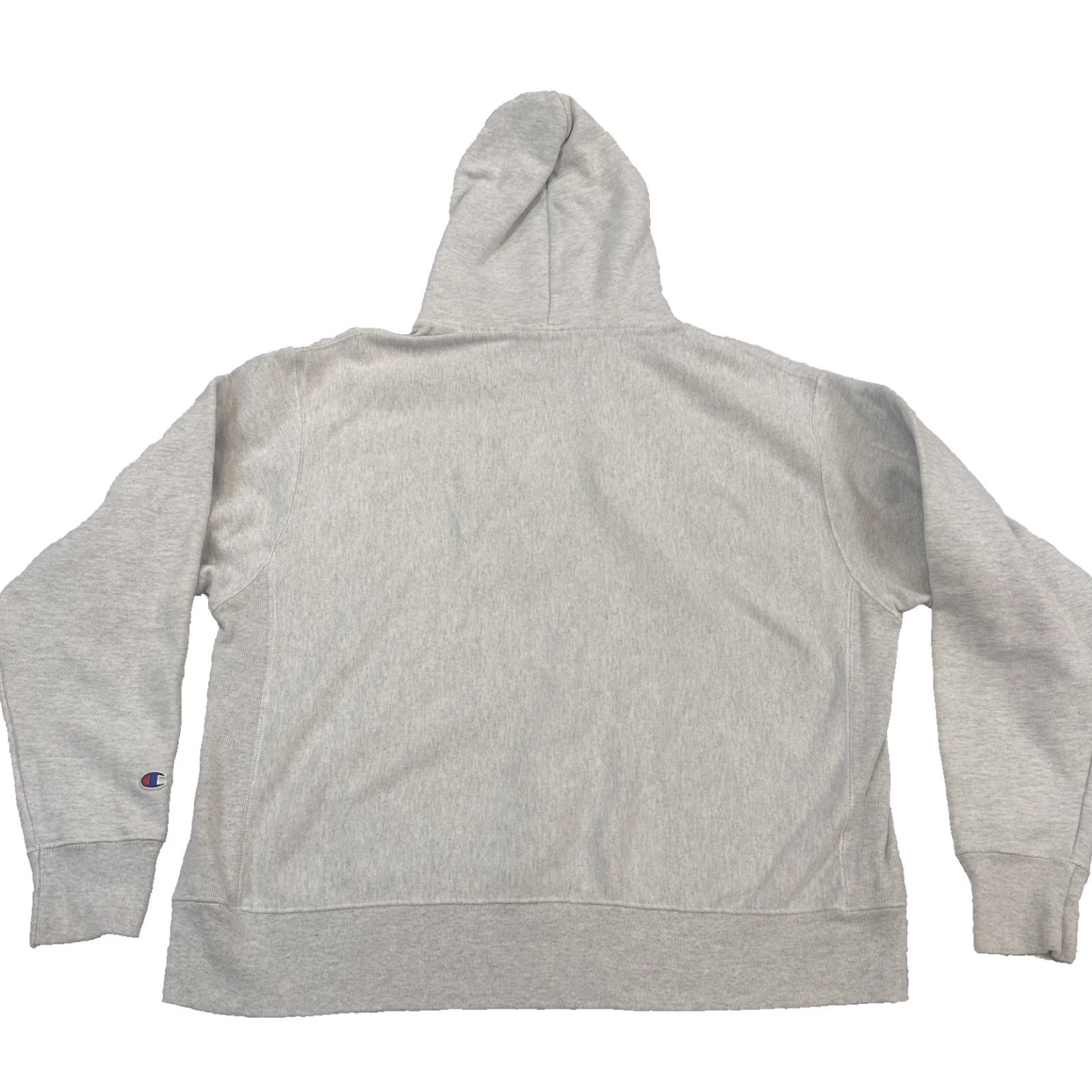 Champion Champion Hoodie Mens XL Gray College Spell Out Reverse Weave Pullover Sweatshirt Size US XL / EU 56 / 4 - 5 Thumbnail