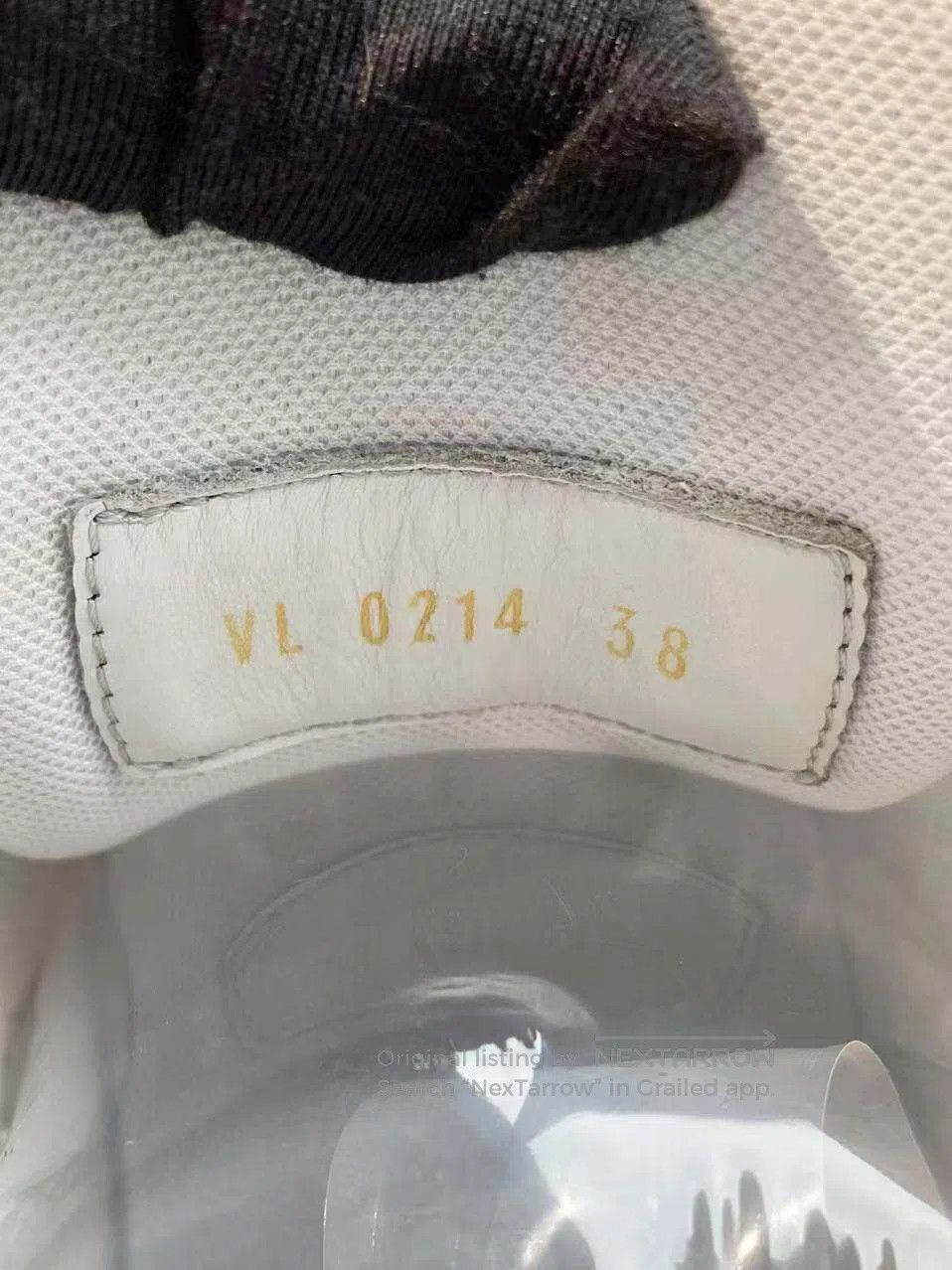 Louis Vuitton Louis Vuitton Gray and white fat ding-board shoes| Size US 7.5 / IT 37.5 - 5 Thumbnail