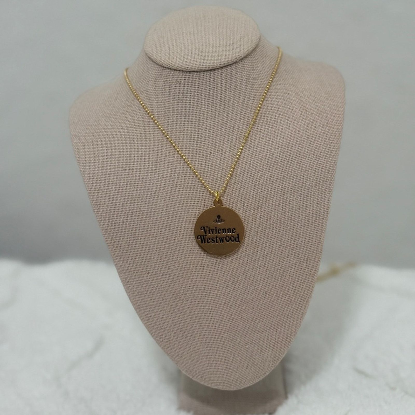 Vivienne Westwood Vivienne Westwood Logo Pendant Necklace 18K gold-plated Size ONE SIZE - 4 Thumbnail