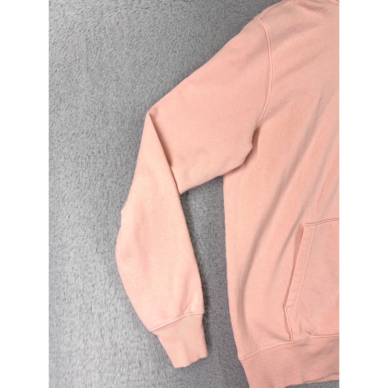 The North Face The North Face Hoodie Women's Small Pink Cotton Blend with Pockets Bear Logo Pullover Lightweight Sweatshirt - Womens S Pink Bear Pattern 90sInspired? Size S / US 4 / IT 40 - 6 Thumbnail
