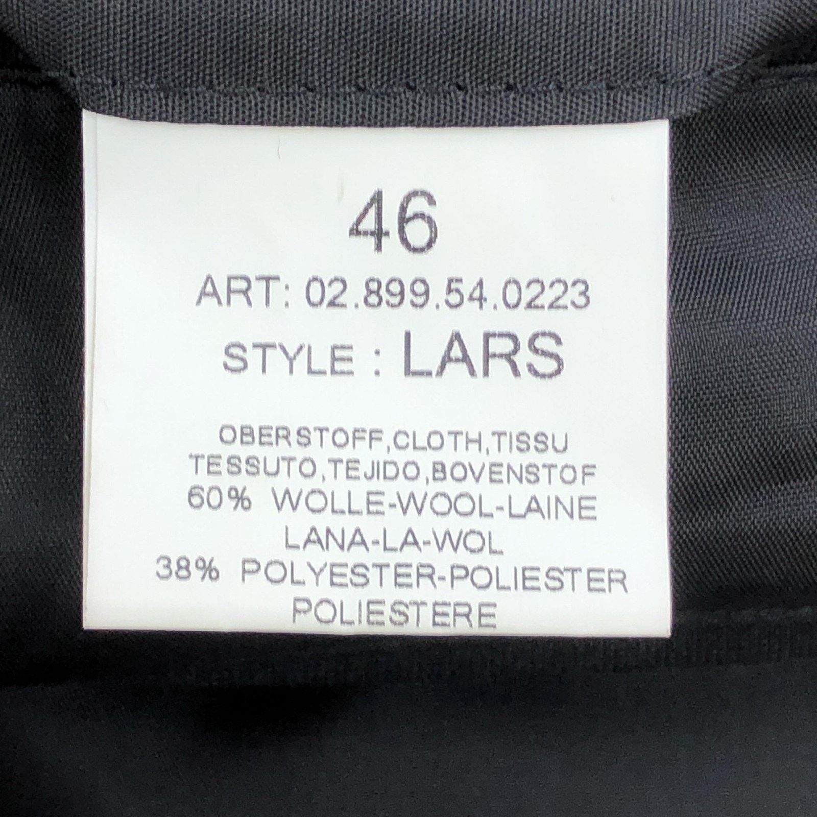 s.Oliver s.Oliver Blazer 46 Black Lars Wool Blend Three Button Jacket Size 42R - 17 Thumbnail